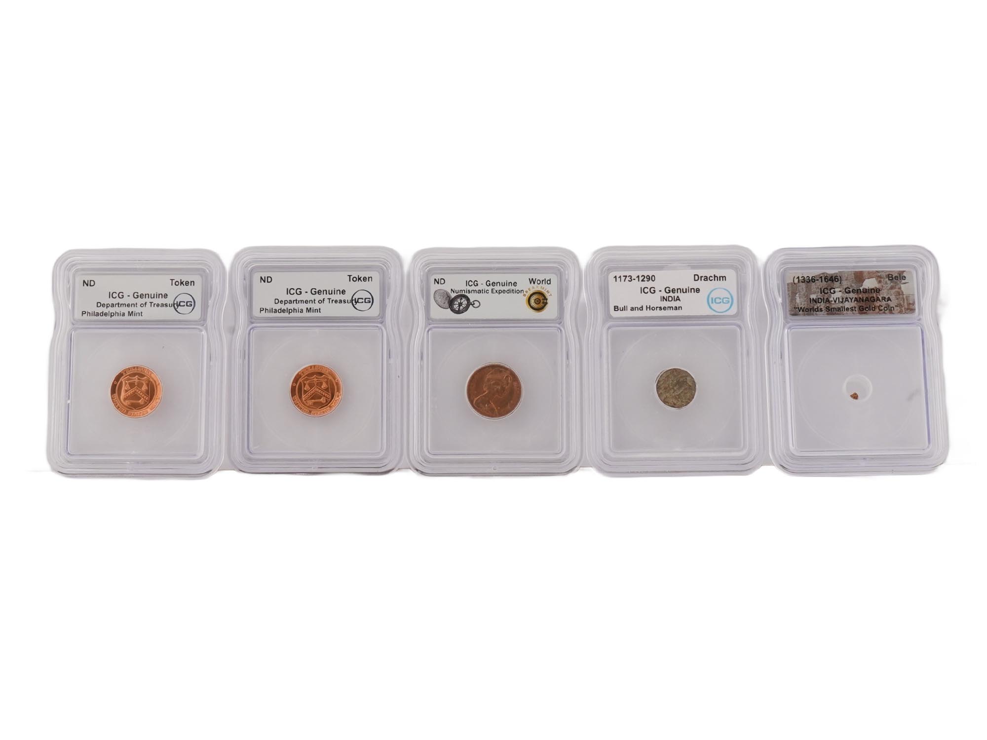 17 ANCIENT ANDTIQUE AND VINTAGE ICG GRADED COINS PIC-8