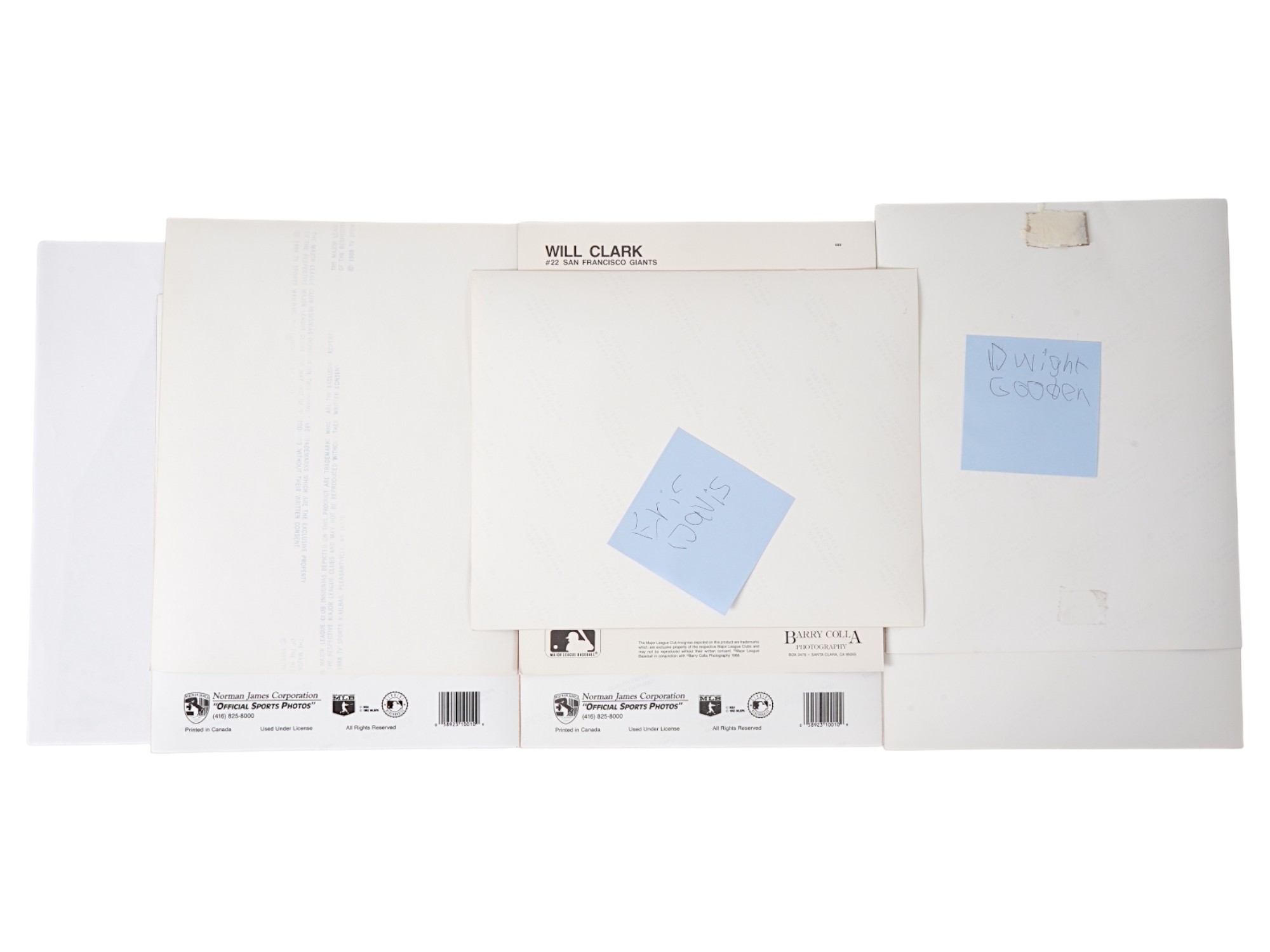 LOT OF 8 SIGNED BASEBALL PHOTOGRAPHS AND PRINTS PIC-2