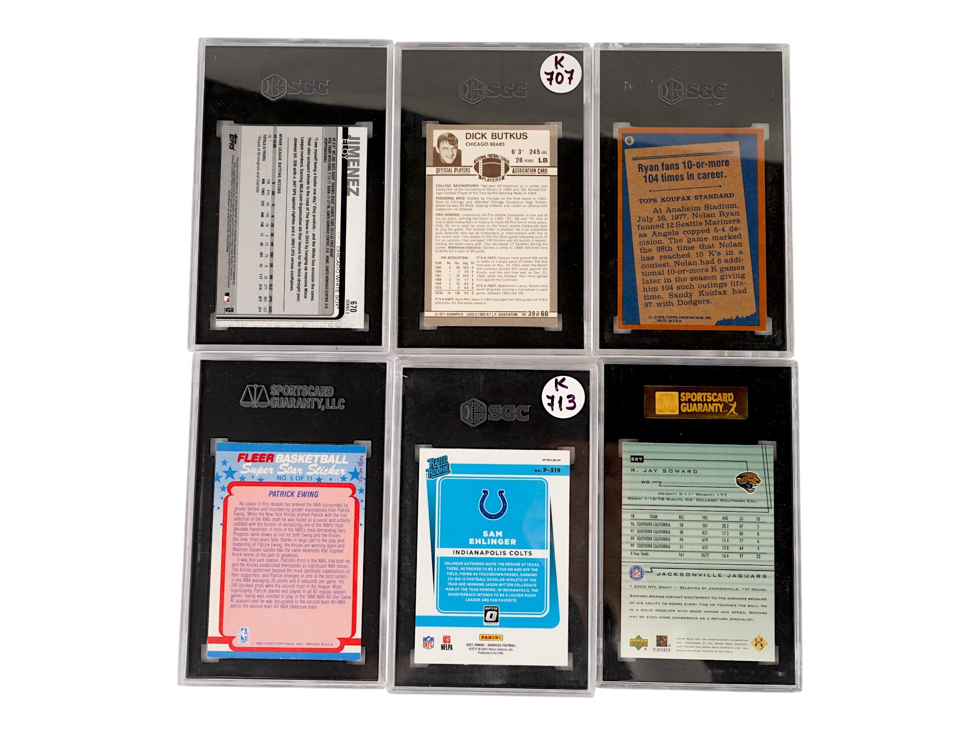 COLLECTION OF SGC GRADED SPORTS TRADING CARDS PIC-5