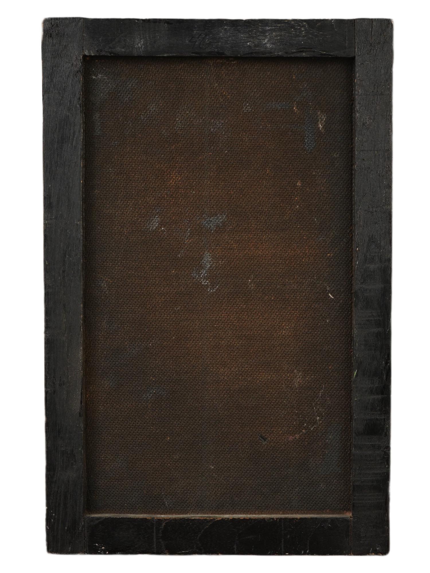 VINTAGE INDIAN LACQUERED PANEL NIRMAL PAINTING STYLE PIC-2