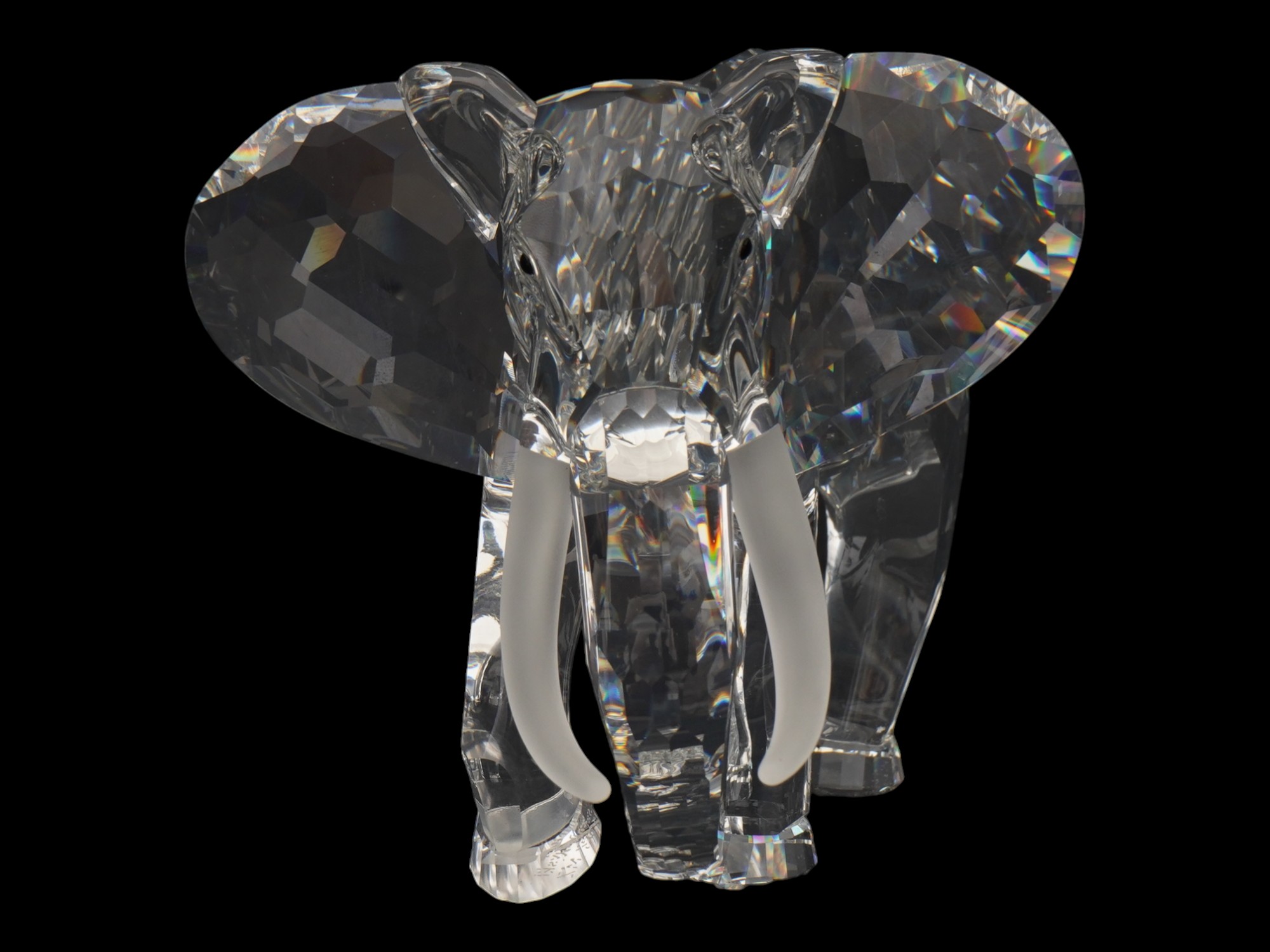 SWAROVSKI SCS CRYSTAL AFRICA ELEPHANT FIGURINE IOB PIC-5