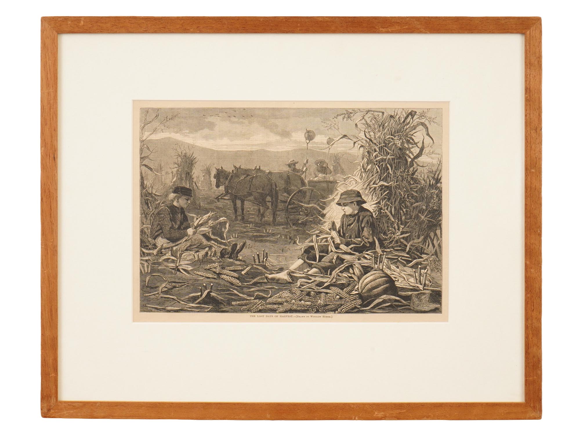 WINSLOW HOMER AMERICAN POST CIVIL WAR ENGRAVING 1873 PIC-