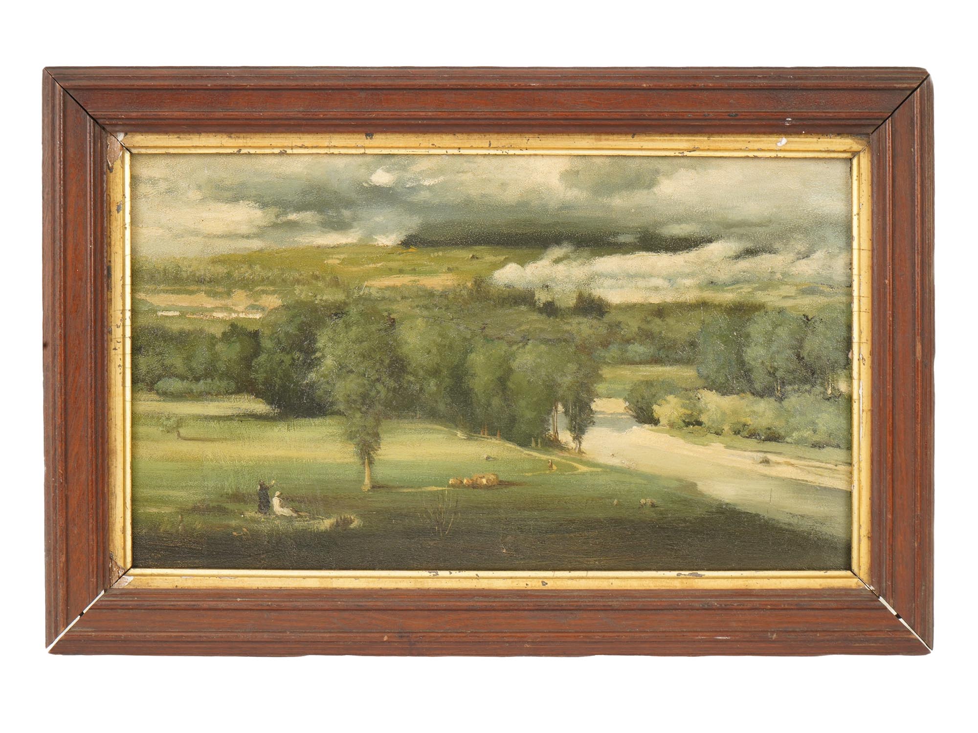 AFTER GEORGE INNESS AMERICAN LANDSCAPE OIL PAINTING PIC-