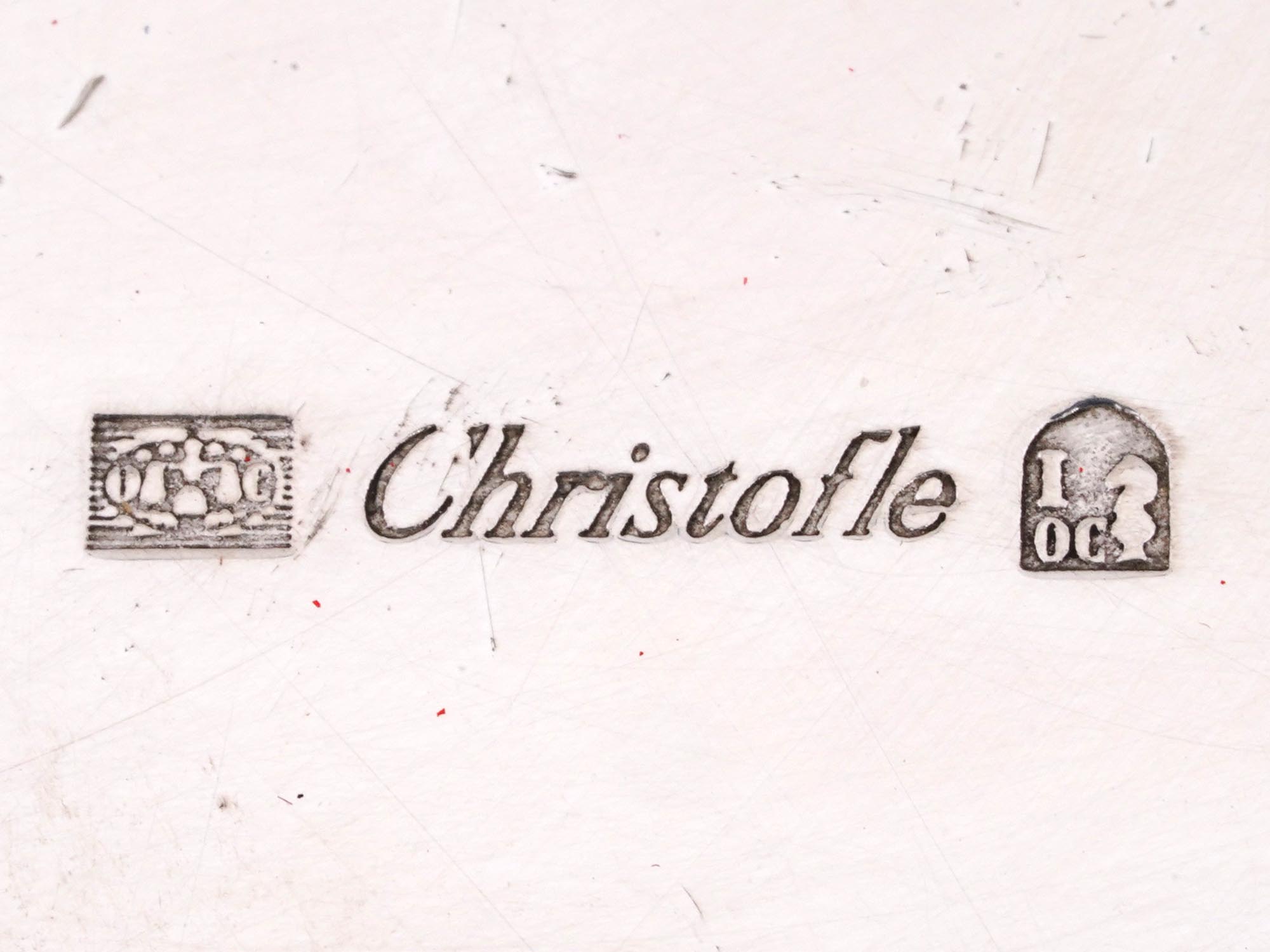 CHRISTOFLE ALBI SILVER PLATED PRESENTATION PLATE PIC-2