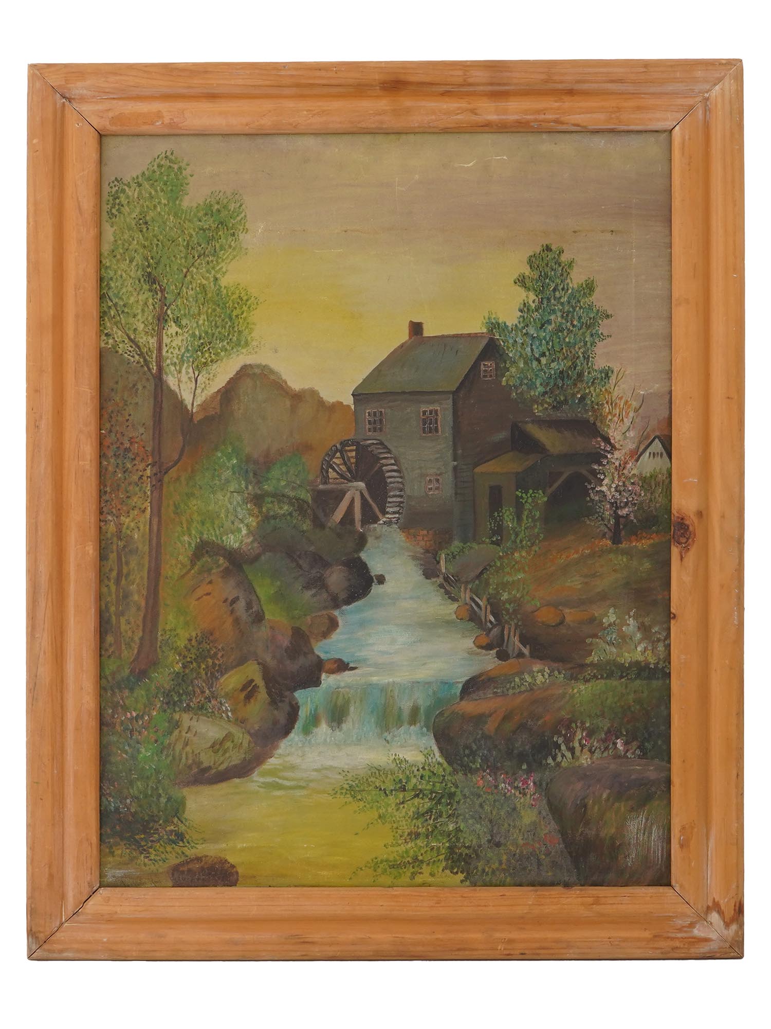 AMERICAN LANDSCAPE OIL PAINTING SIGNED LILLIA RODEN PIC-