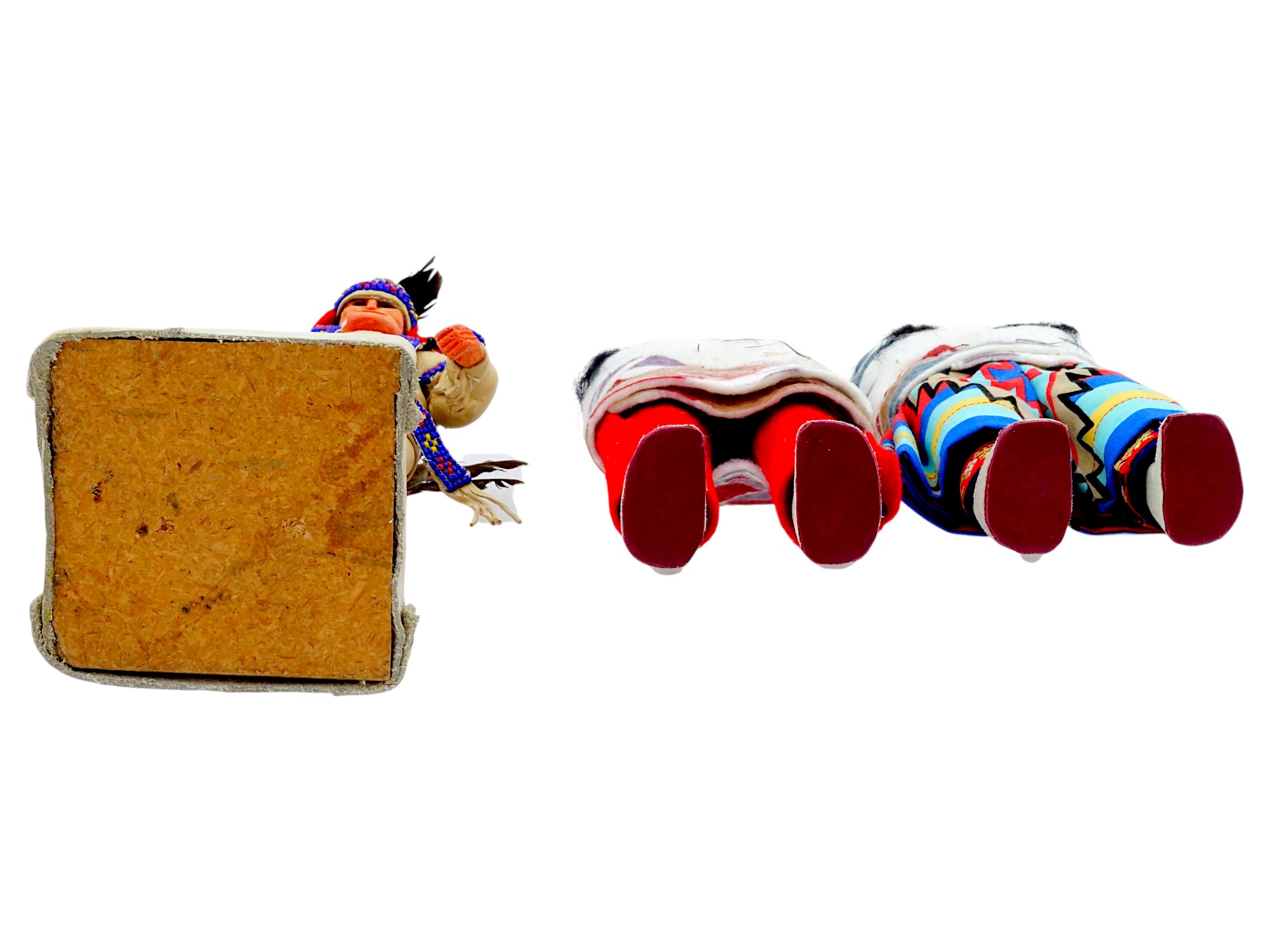 GROUP OF THREE VINTAGE AMERICAN SKOOKUM DOLLS PIC-4