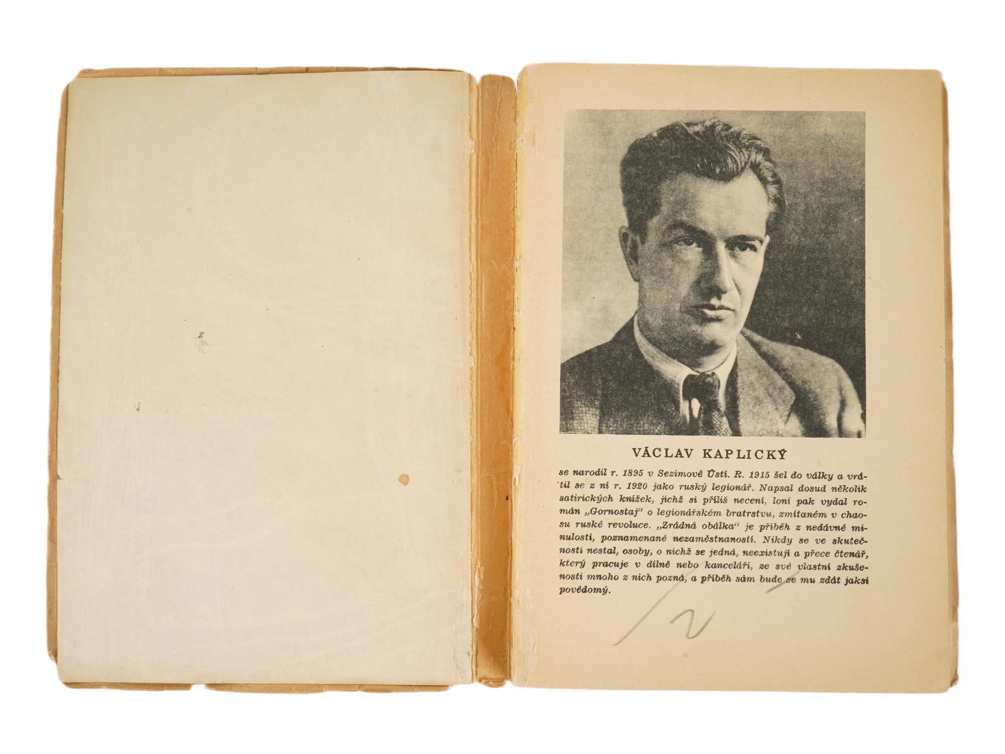 CZECH SATIRICAL NOVEL BOOK BY VACLAV KAPLICKY PIC-3