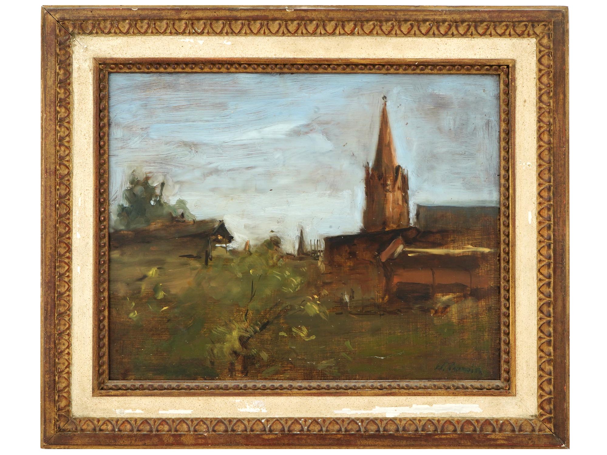 FRENCH LANDSCAPE OIL PAINTING BY CHARLES CAMOIN PIC-