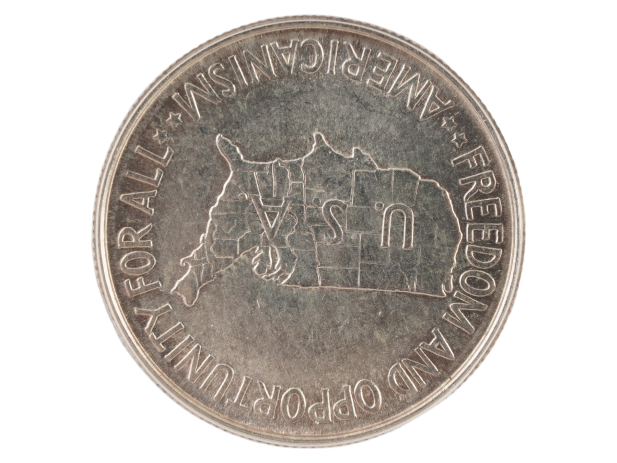 50 CENTS WASHINGTON CARVER FRANKLIN COINS GRADED BY ICG PIC-5