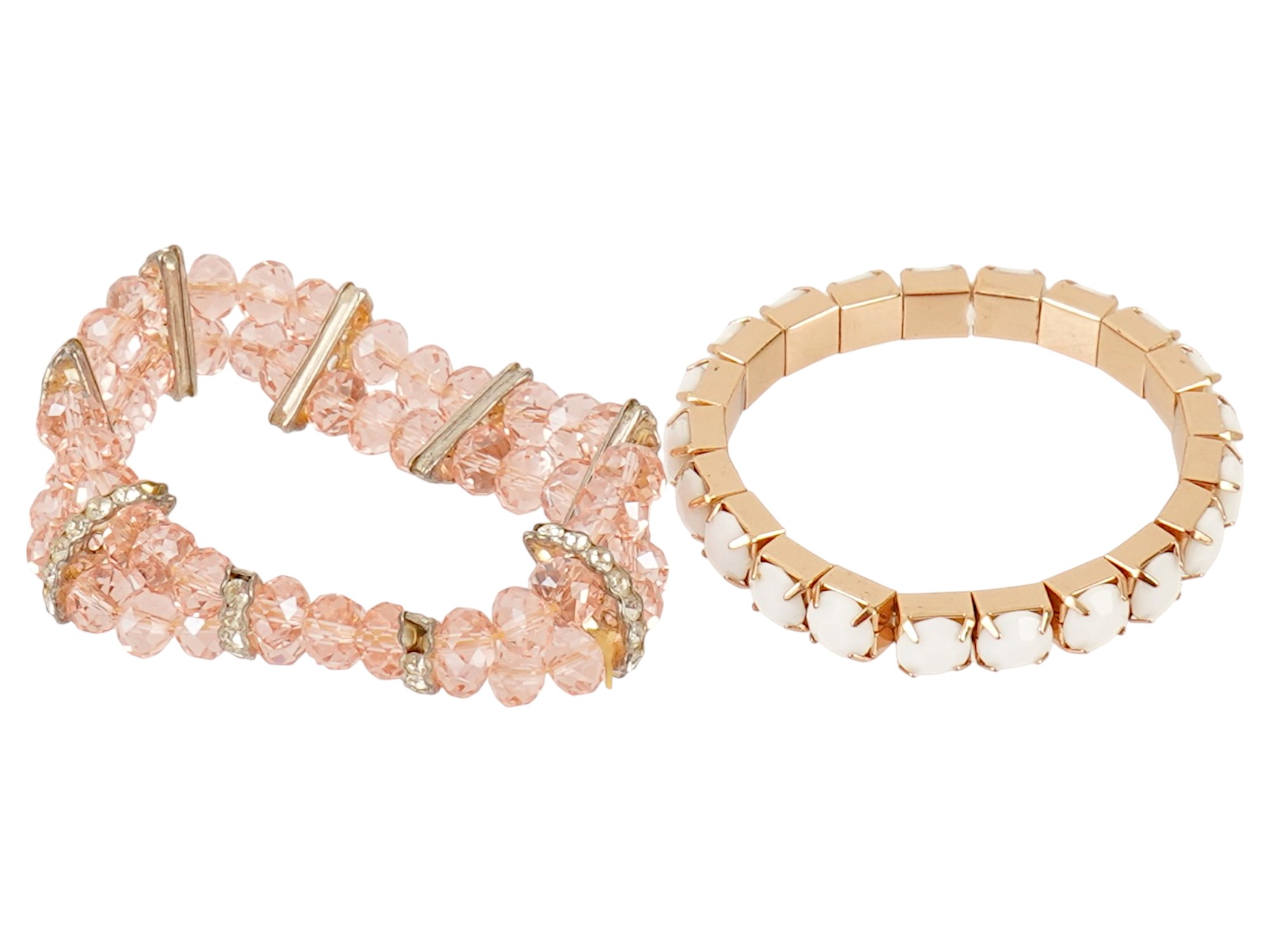 VINTAGE COSTUME JEWELRY NECKLACES BRACELETS CLIPS PIC-4