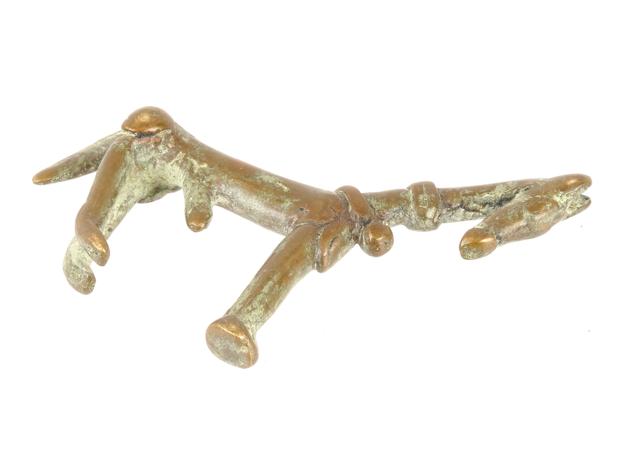 VINTAGE WEST AFRICAN BRONZE ANIMAL FIGURINE PIC-4