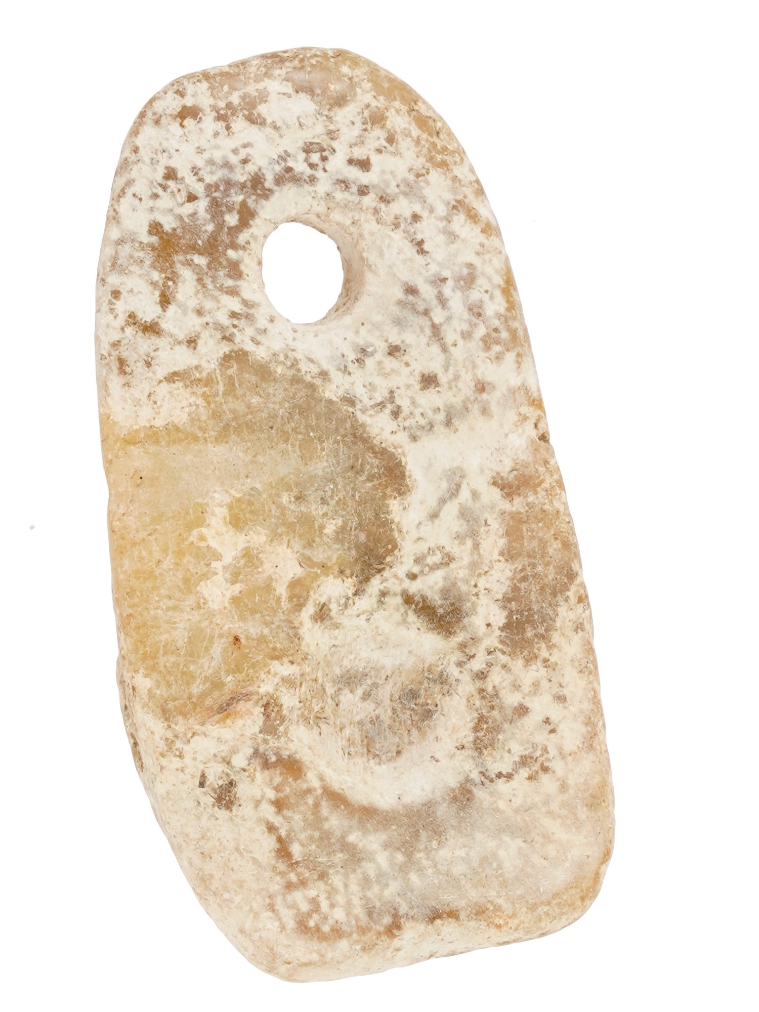 CHINESE HAND CARVED JADE FIGURAL PENDANT AMULET PIC-1