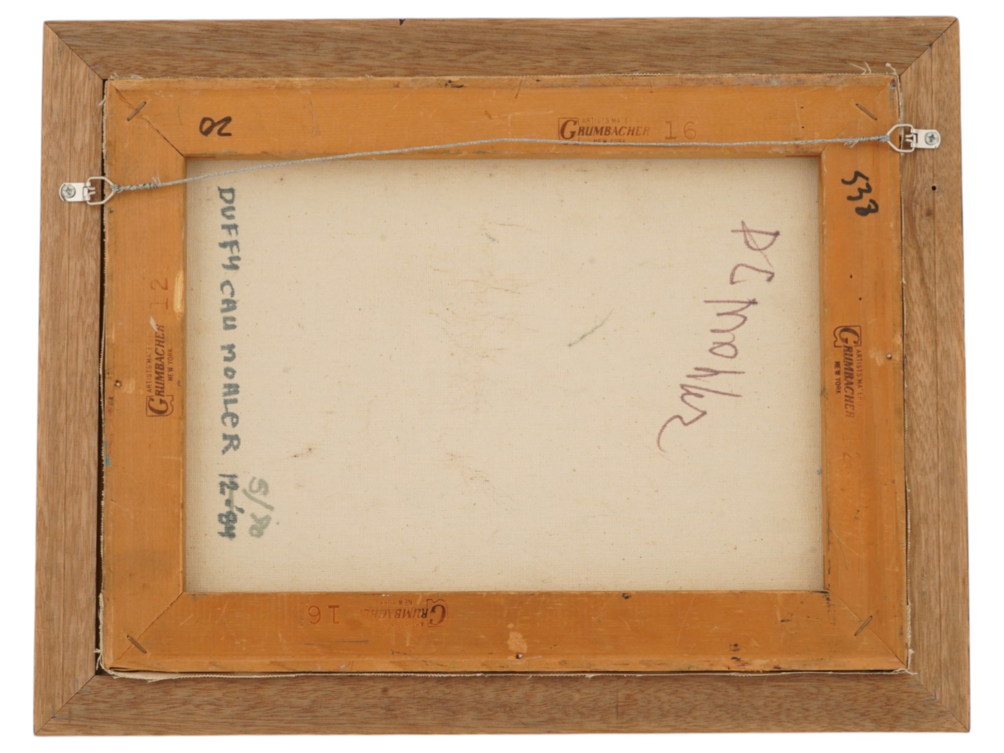 OIL PORTRAIT PAINTING BY DUFFY CHU MOHLER 1990 PIC-2