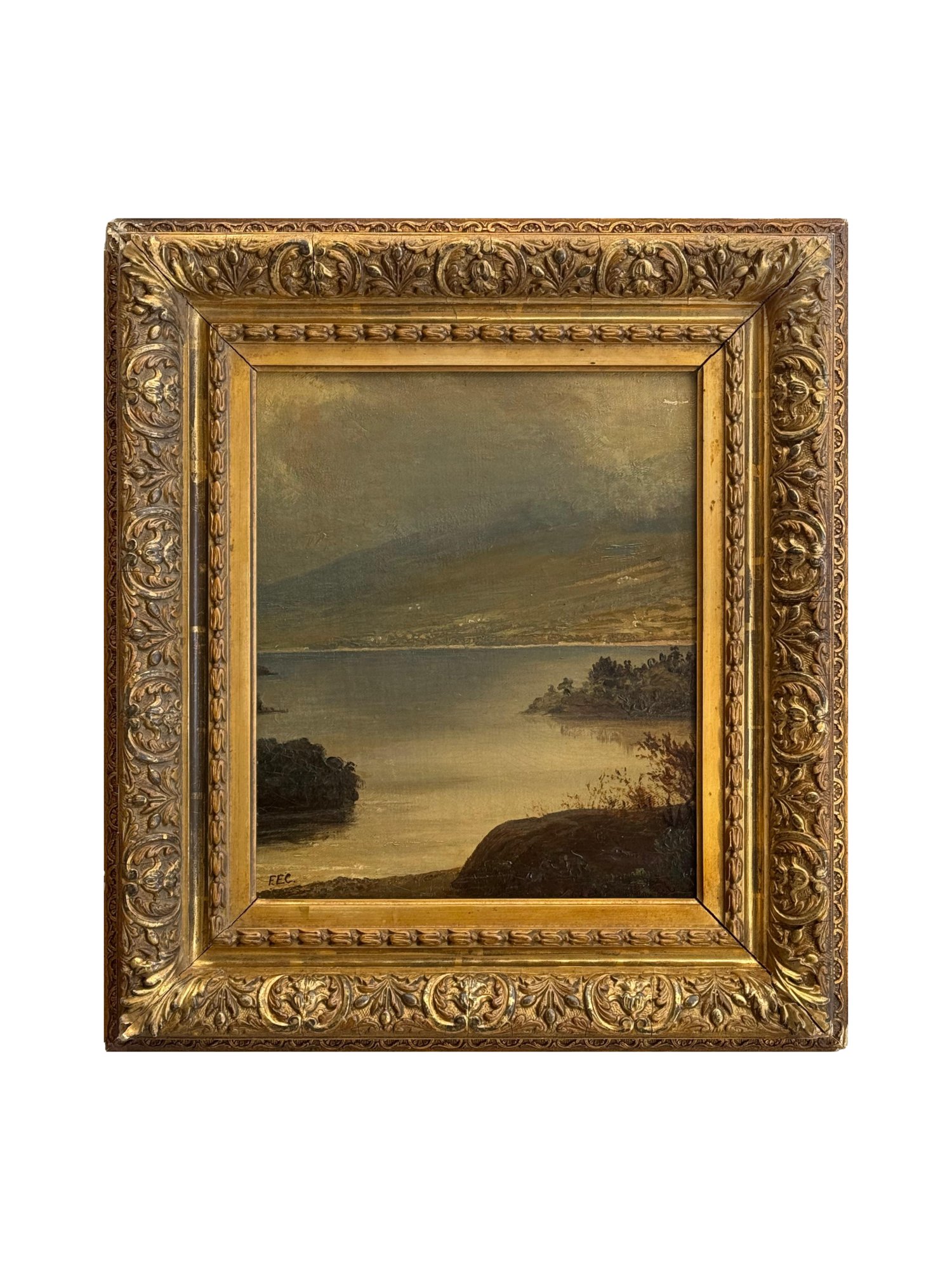 FREDERIC EDWIN CHURCH 19TH C AMERICAN OIL PAINTING PIC-