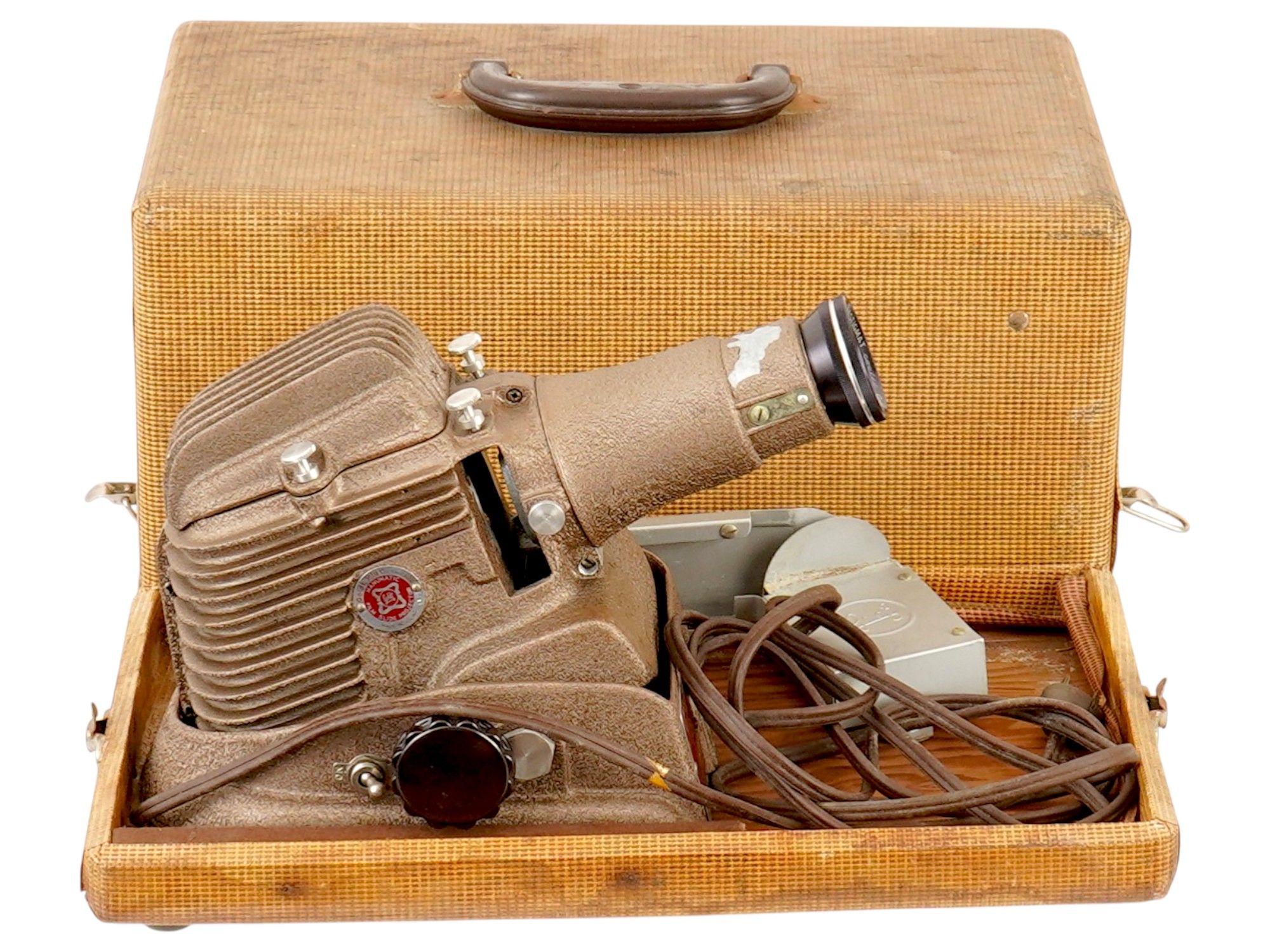 VINTAGE GOLDE MANUMATIC SLIDE PROJECTOR PIC-
