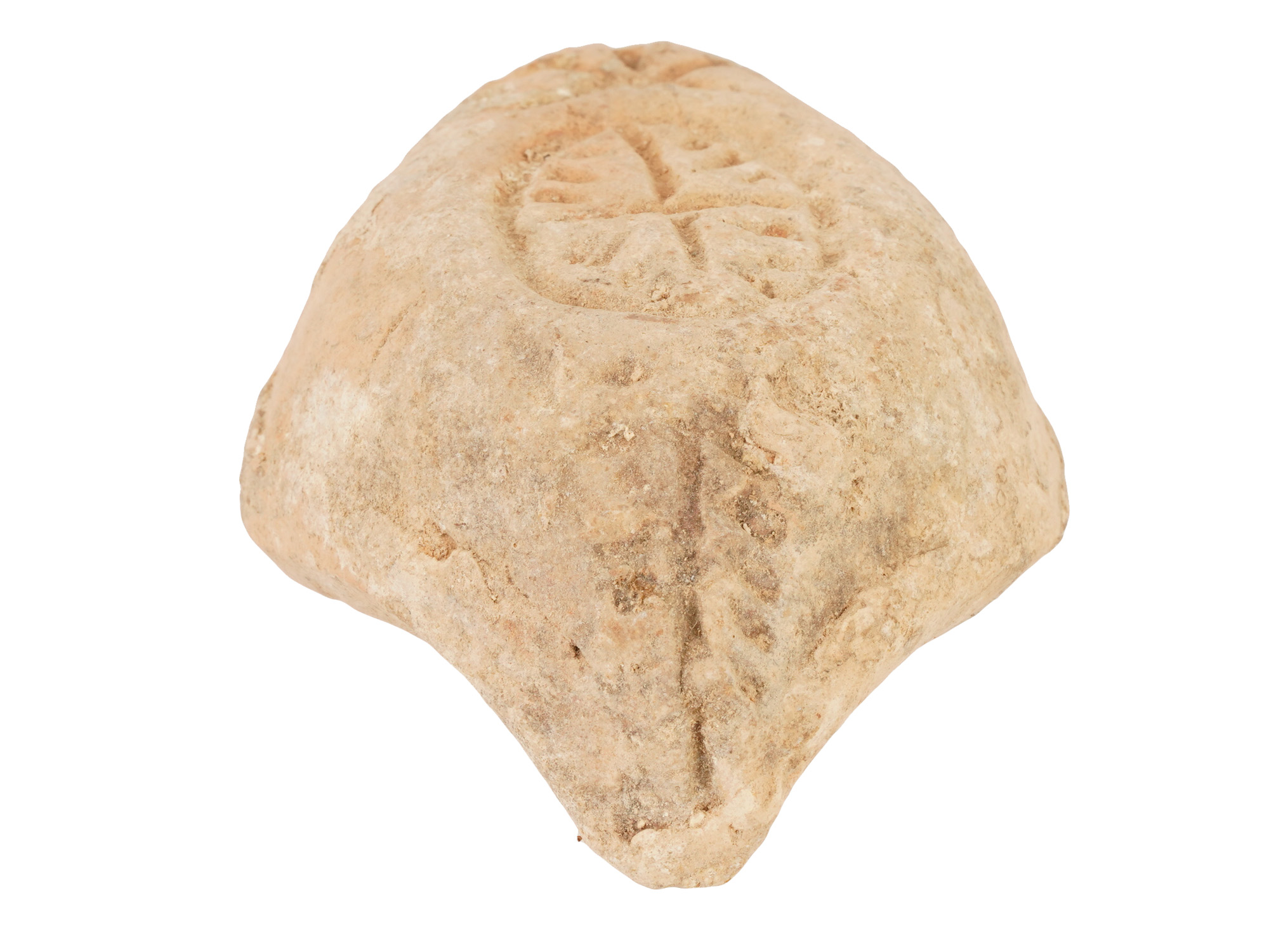 ANCIENT ROMAN GLASS BEAD NECKLACE AND BYZANTINE LAMP PIC-7