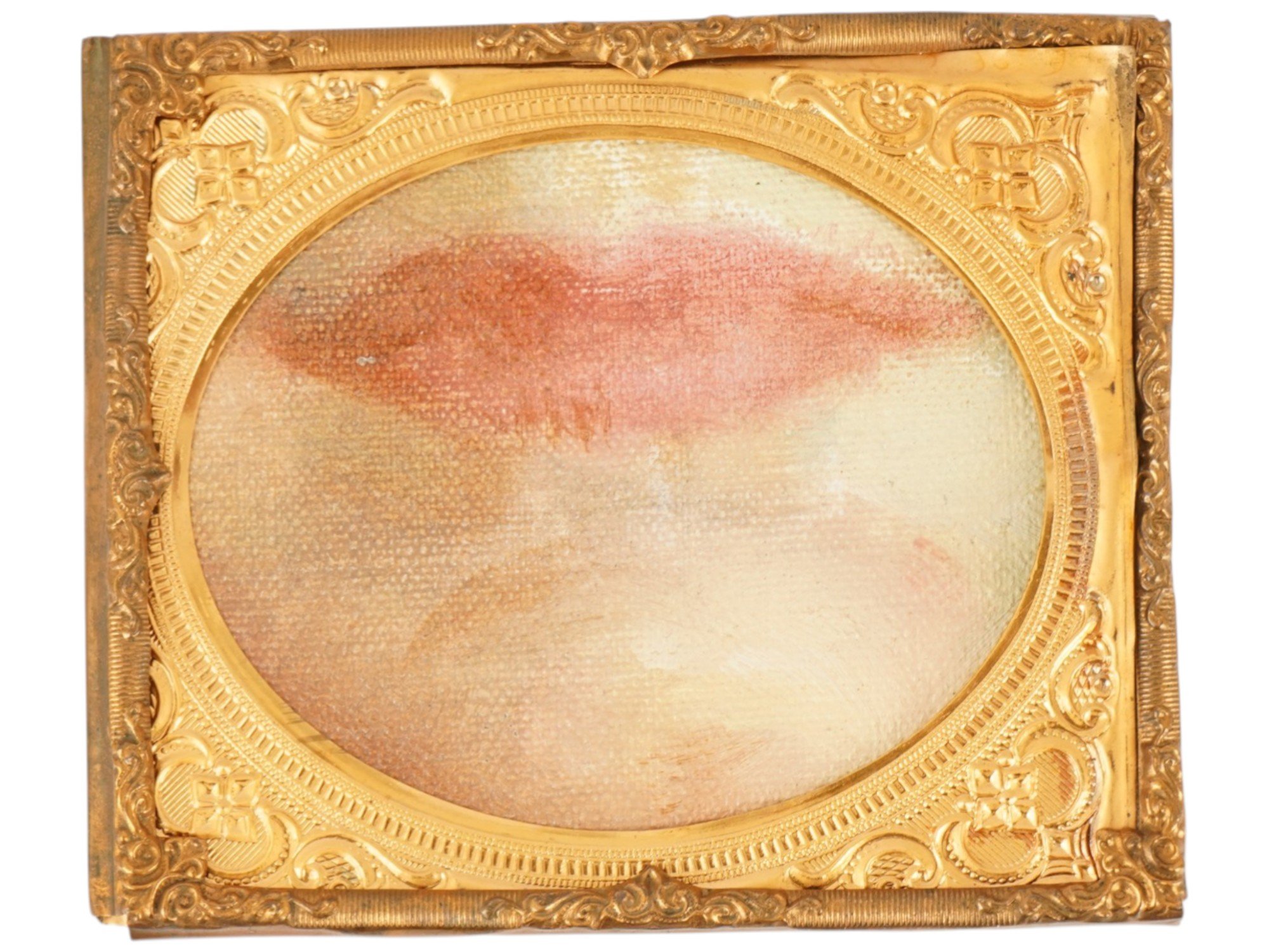 LOT OF EUROPEAN LOVERS LIP OIL MINIATURE PAINTINGS PIC-3