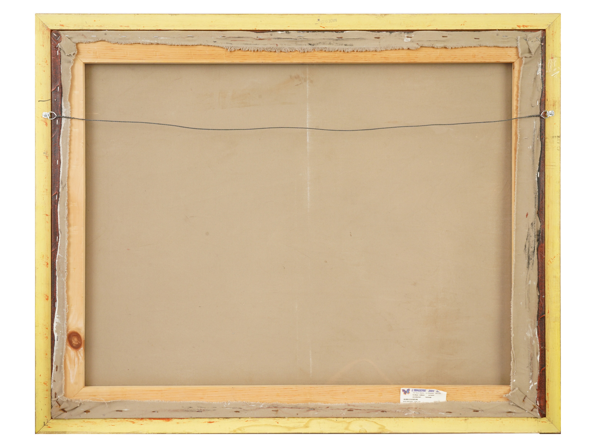 SIGNED GLUNIOS HAITIAN BEACH SCENE ACRYLIC PAINTING PIC-3