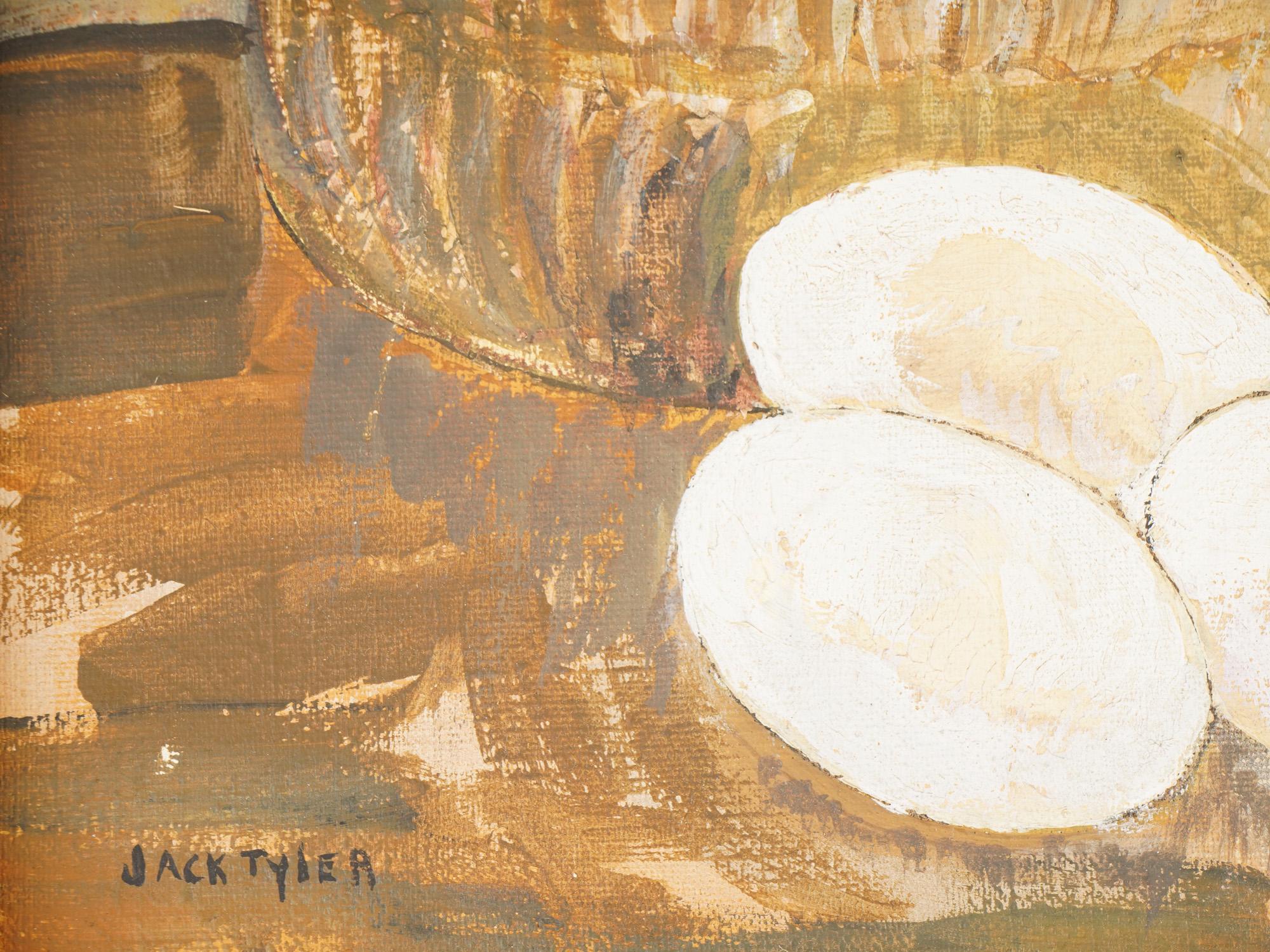 GROUP OF THREE PAINTINGS IN MIXED MEDIA BY JACK TYLER PIC-5