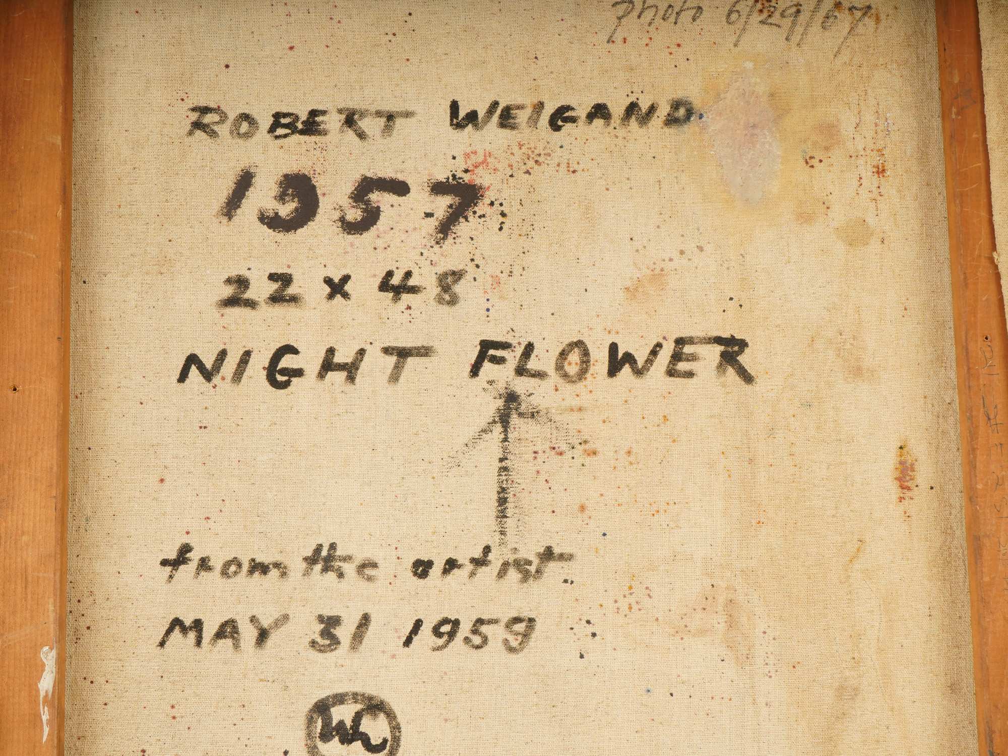 AMERICAN OIL ON CANVAS PAINTING SIGNED ROBERT WEIGAND PIC-5