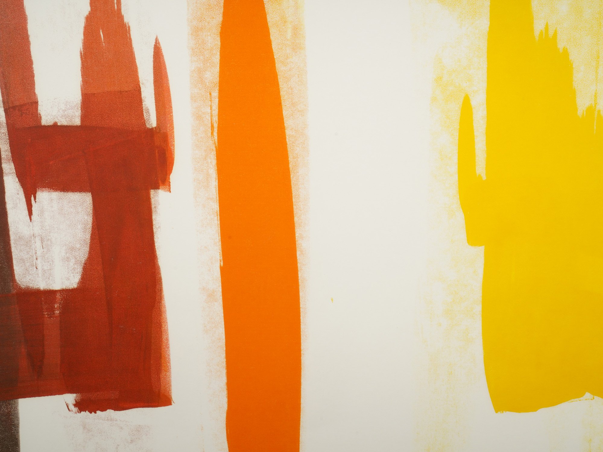 AMERICAN ABSTRACT MONOTYPE BY KRISTEN GIPSON SIGNED PIC-1