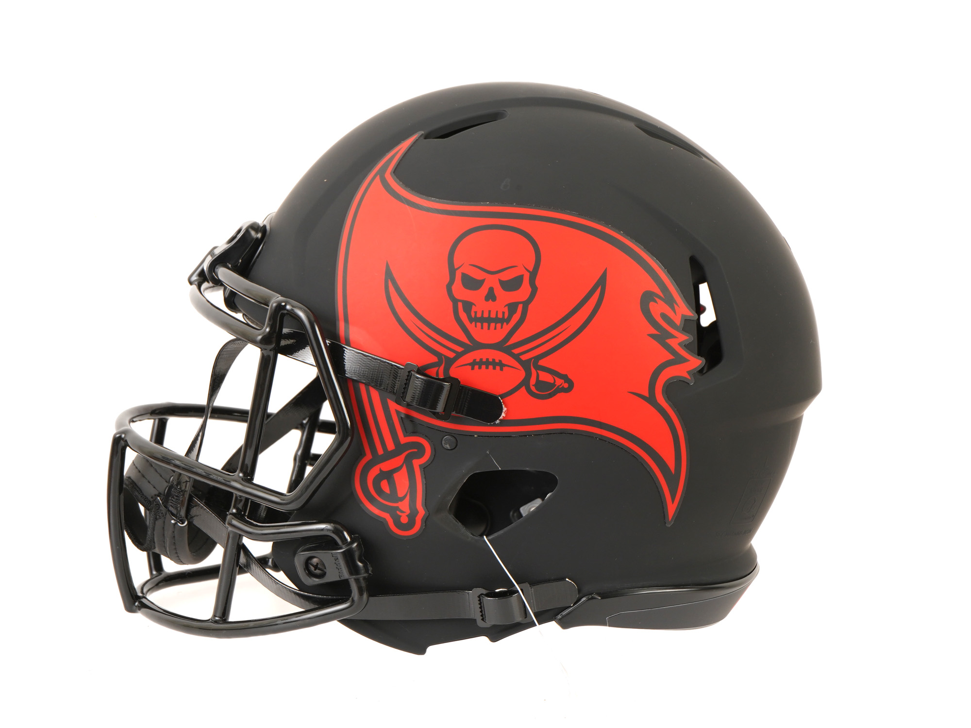 MIKE EVANS SIGNED BUCCANEERS FULL SIZE SLATE HELMET PIC-2