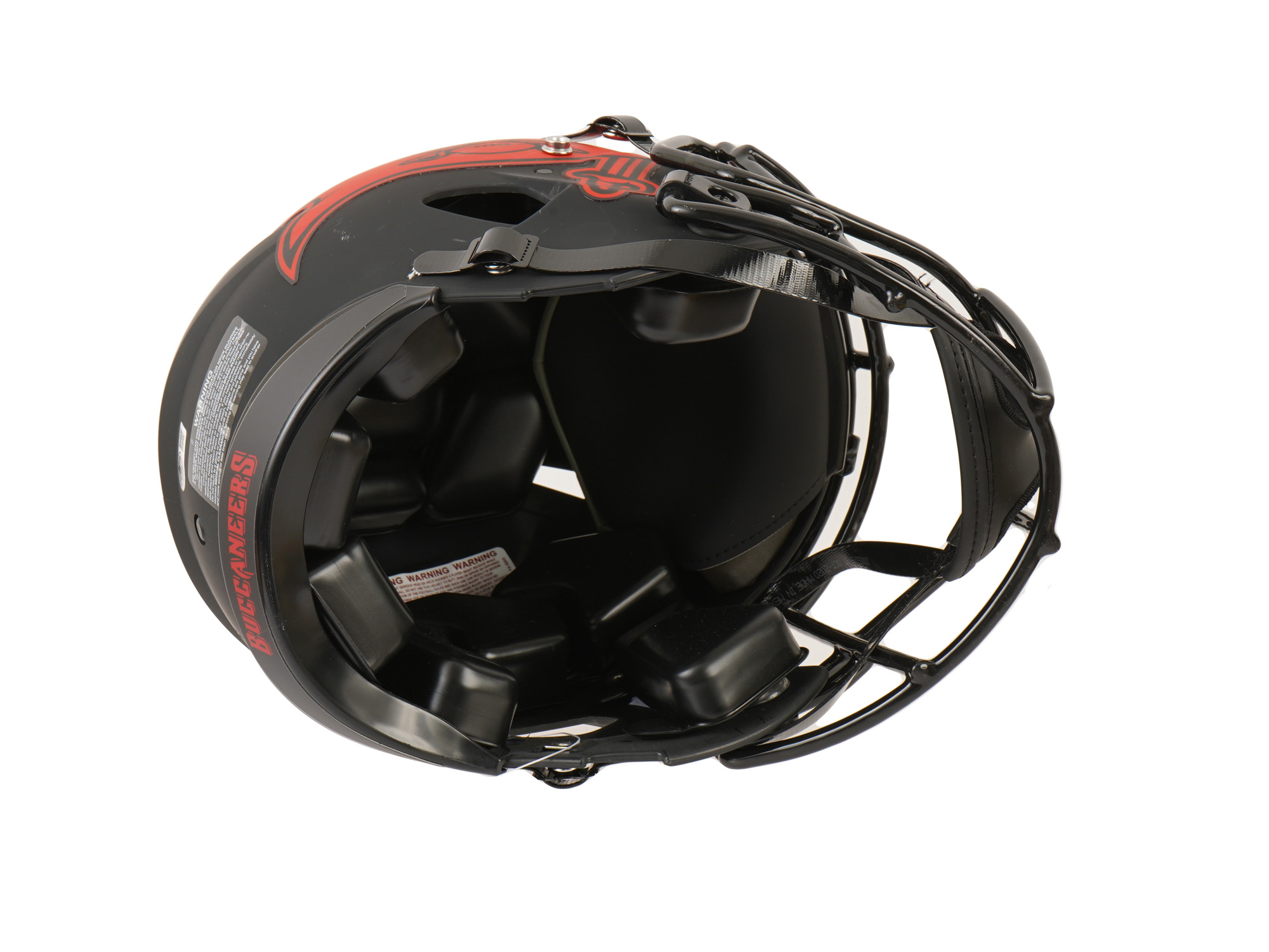 MIKE EVANS SIGNED BUCCANEERS FULL SIZE SLATE HELMET PIC-5