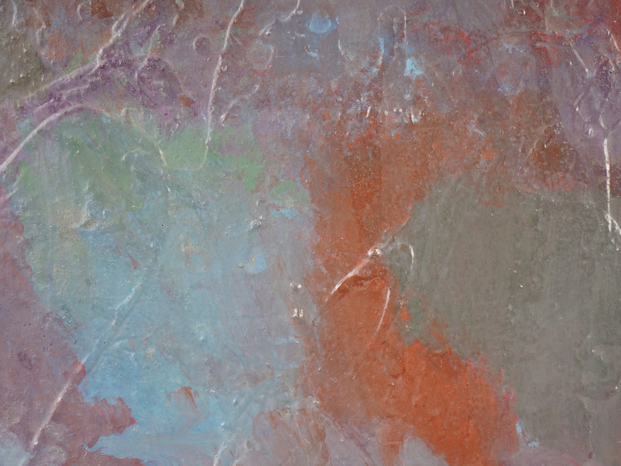 ATTR GEORGE MORRISON AMERICAN ABSTRACT OIL PAINTING PIC-1