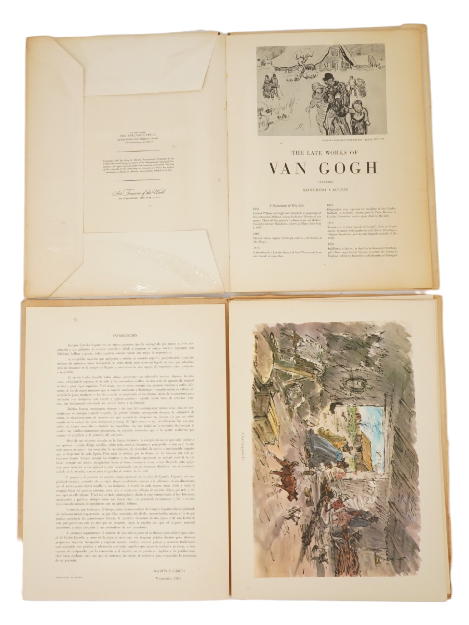 LOT OF 7 VINTAGE ART ALBUMS DEGAS PICASSO RENOIR PIC-4