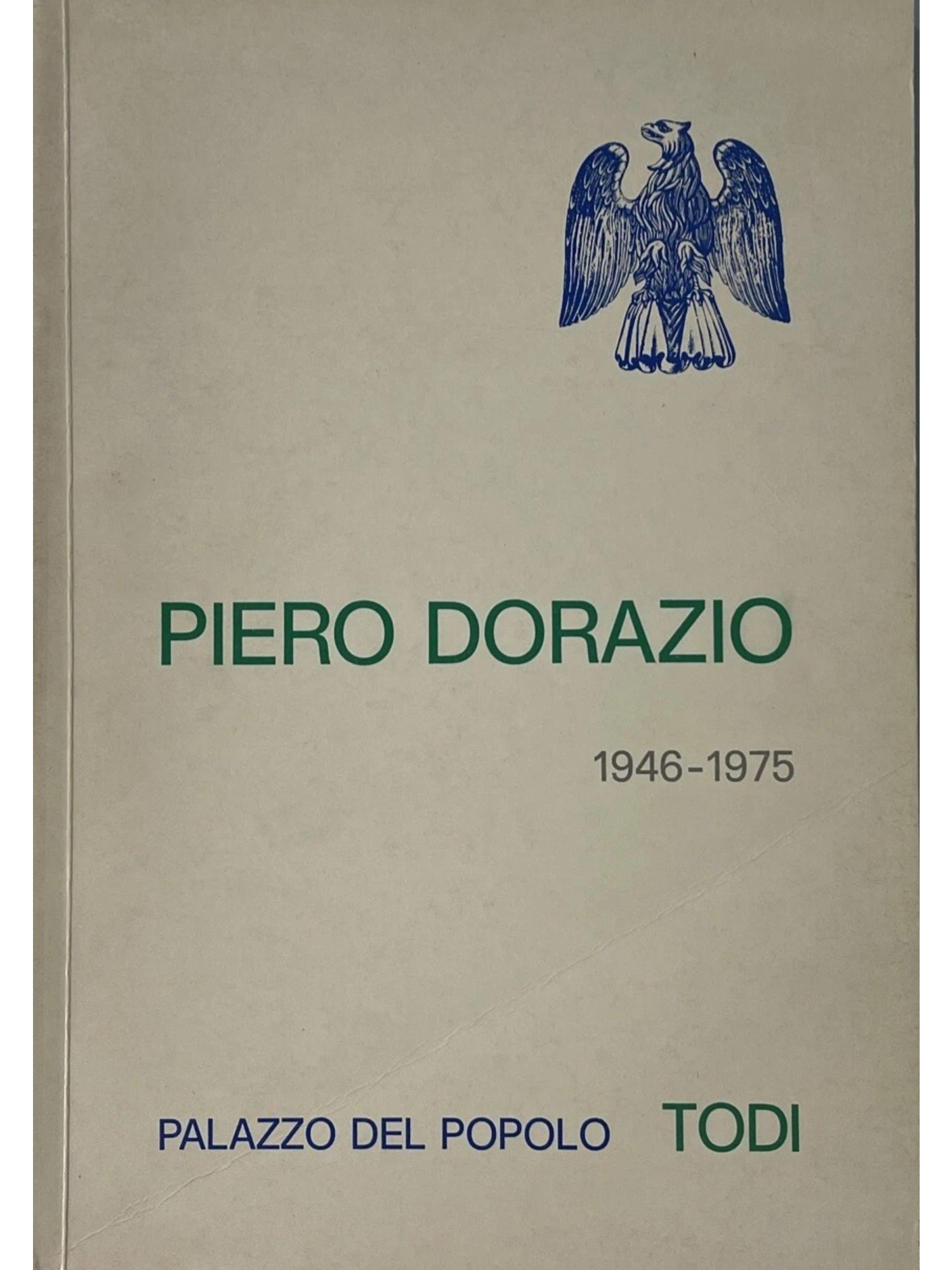 SIGNED & INSCRIBED PIERO DORAZIO EXHIBITION CATALOGUE PIC-
