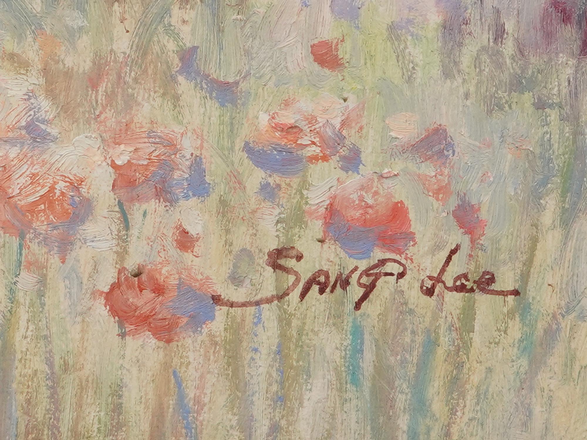 SANG LEE CONTEMPORARY KOREAN LANDSCAPE OIL PAINTING PIC-2