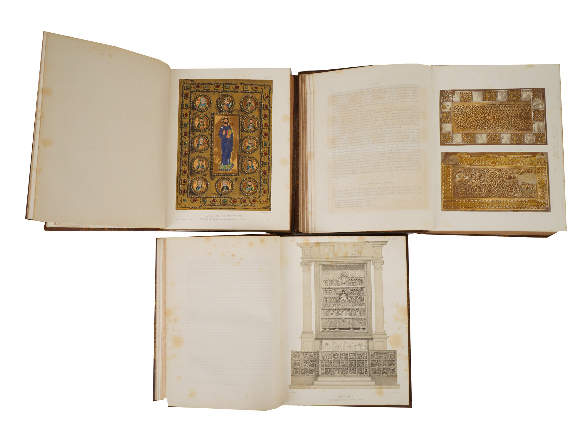 LEATHER BOOKS 3 VOLUMES JULES LABARTE PIC-5