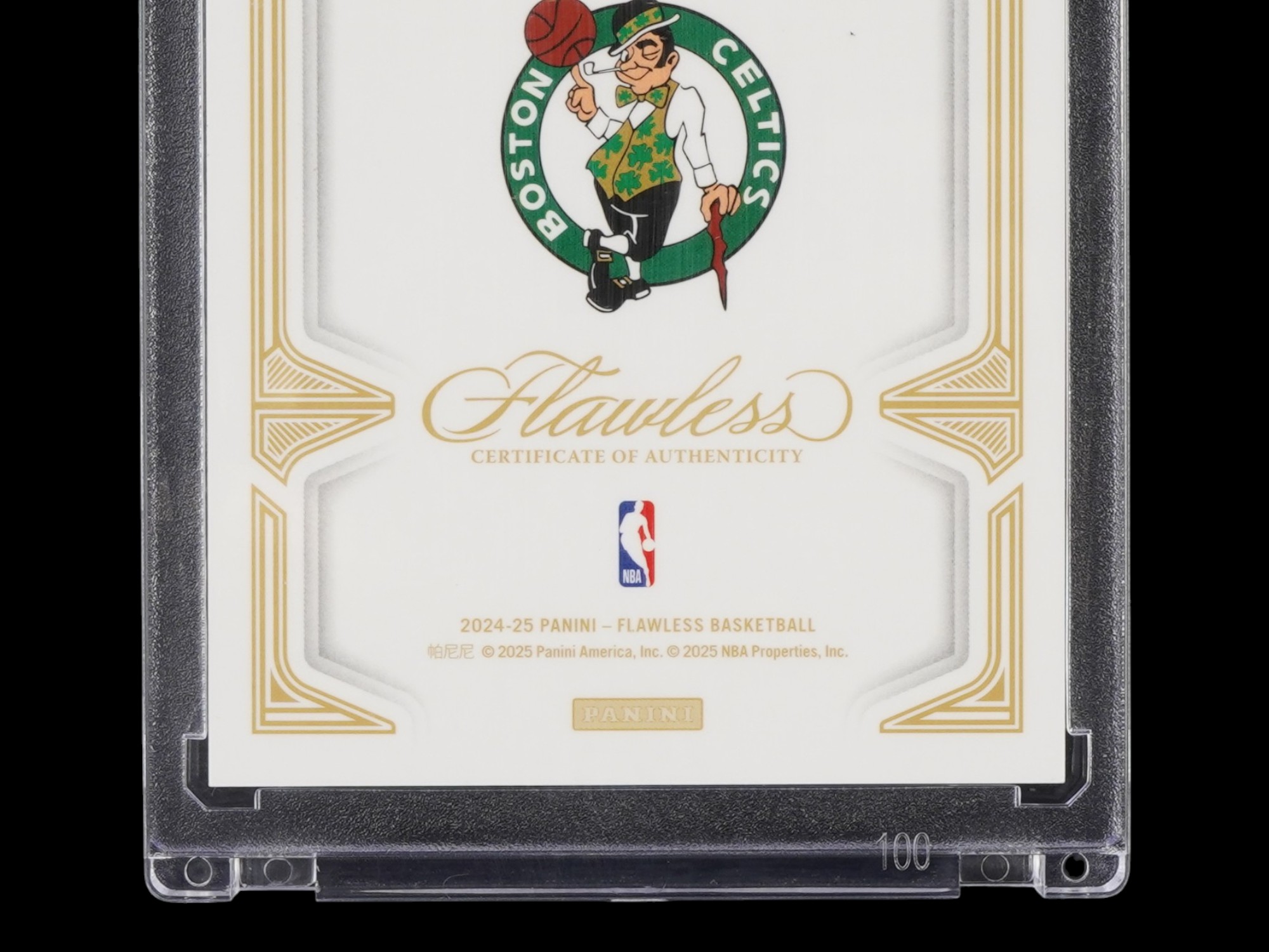2024-25 PAUL PIERCE FLAWLESS FADE SIGNATURES SAPPHIRE /8 PIC-5
