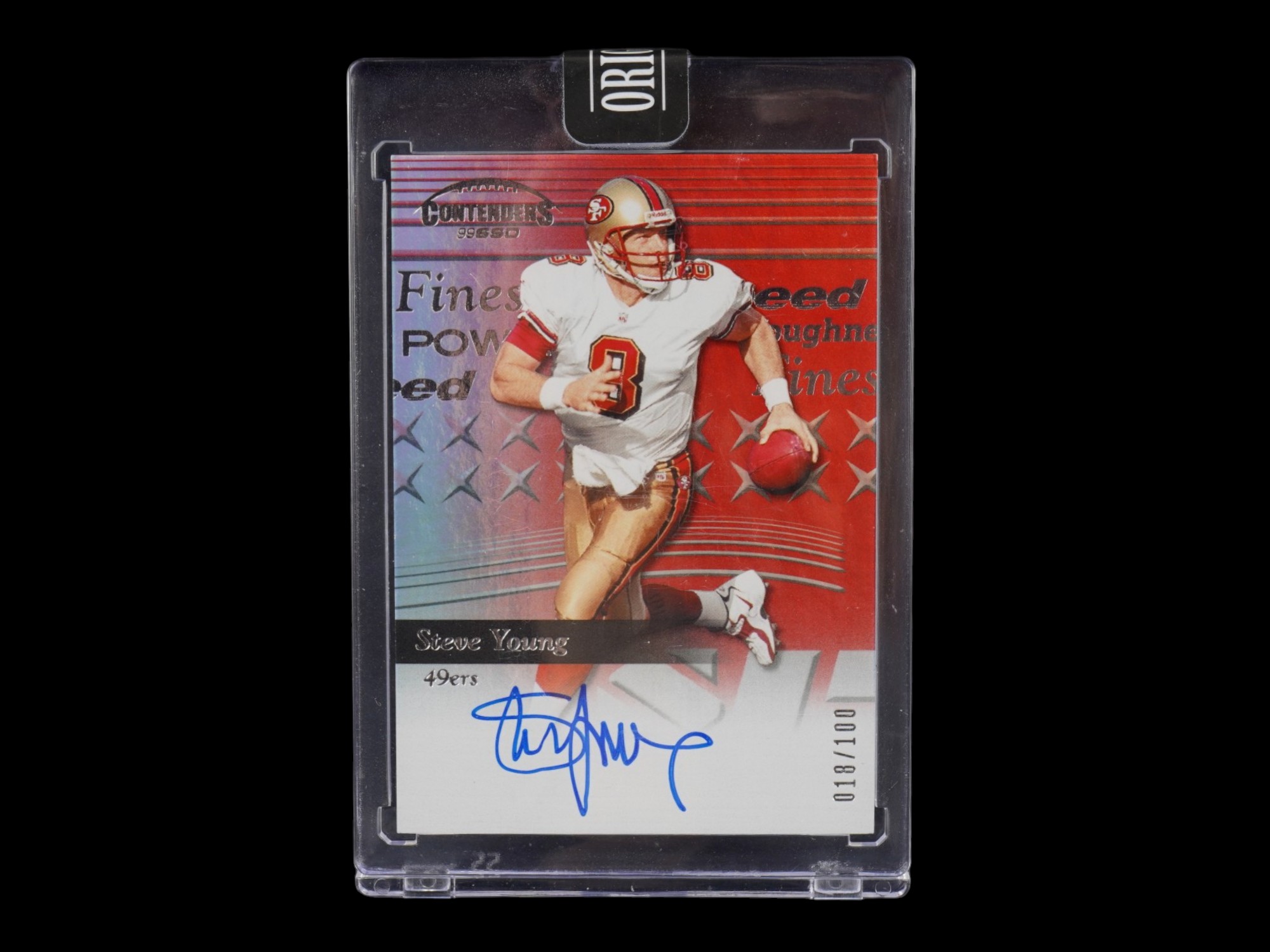2025 PANINI CONTENDERS STEVE YOUNG AUTO /100 PIC-