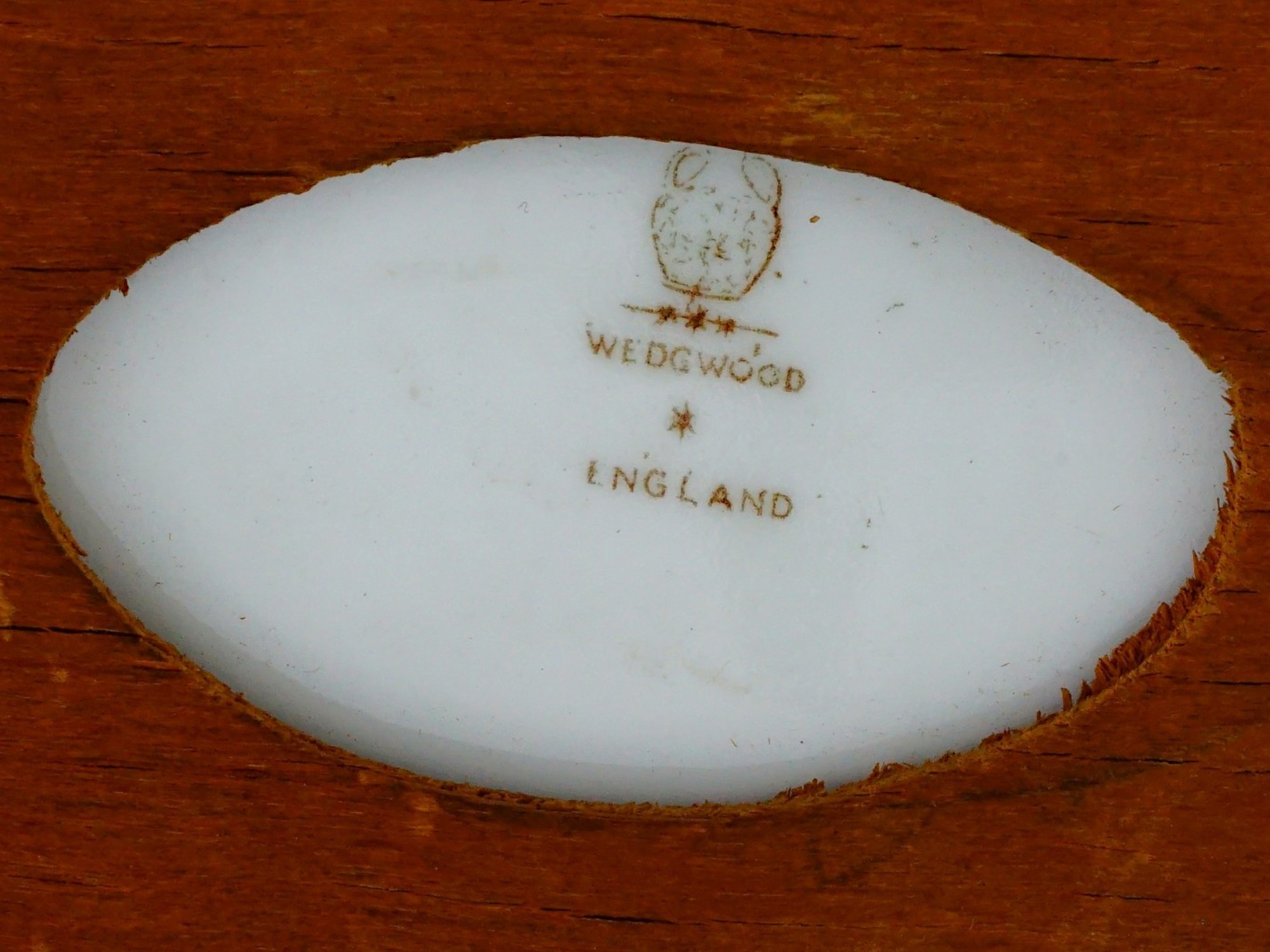 PAIR OF ANTIQUE PORCELAIN PLAQUES BY WEDGWOOD PIC-8
