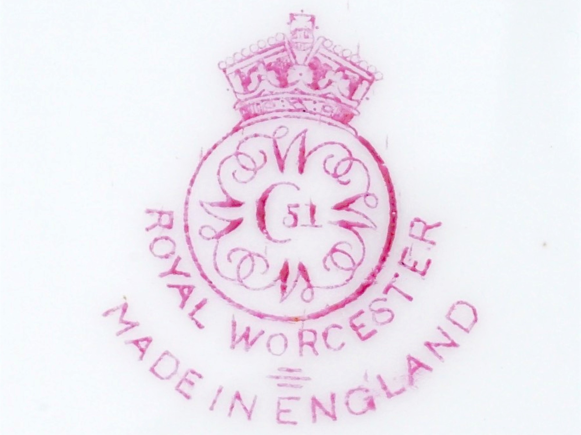ENGLISH ROYAL WORCESTER PORCELAIN CABINET PLATE PIC-4