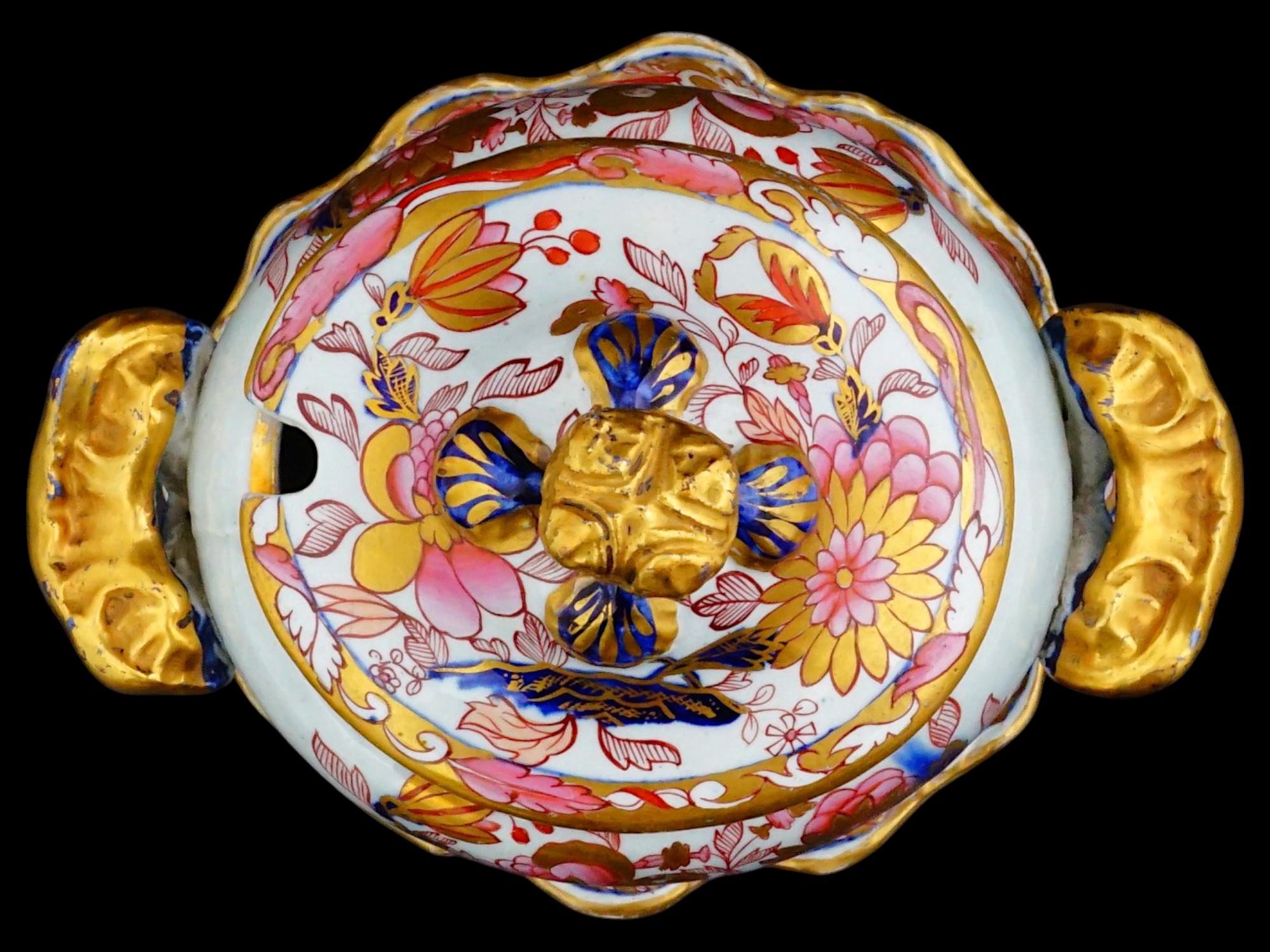 EARLY 19TH CEN ENGLISH PORCELAIN SAUCE TUREEN SET PIC-8