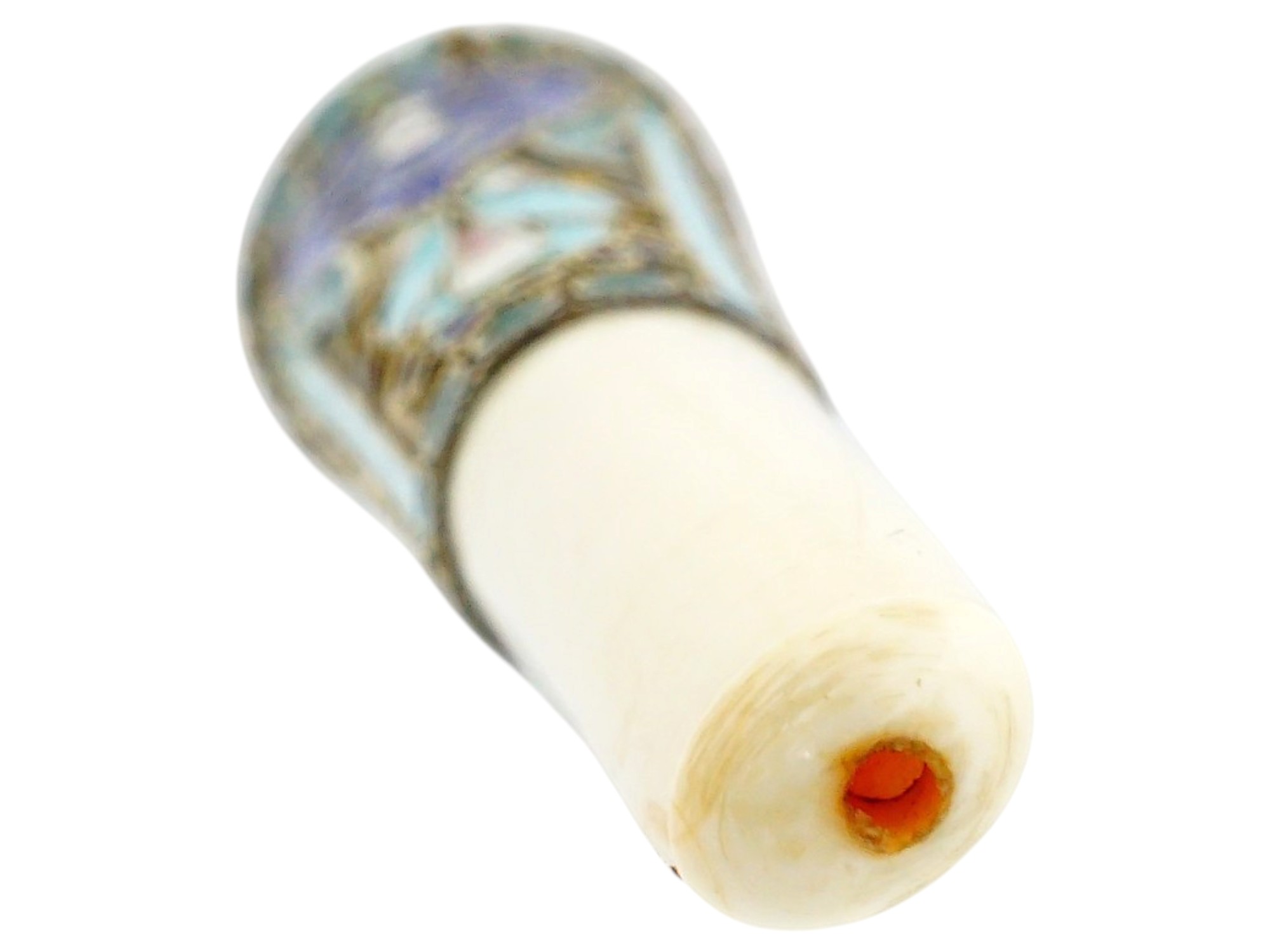 RUSSIAN CLOISONNE ENAMEL CIGARETTE HOLDER PIC-3