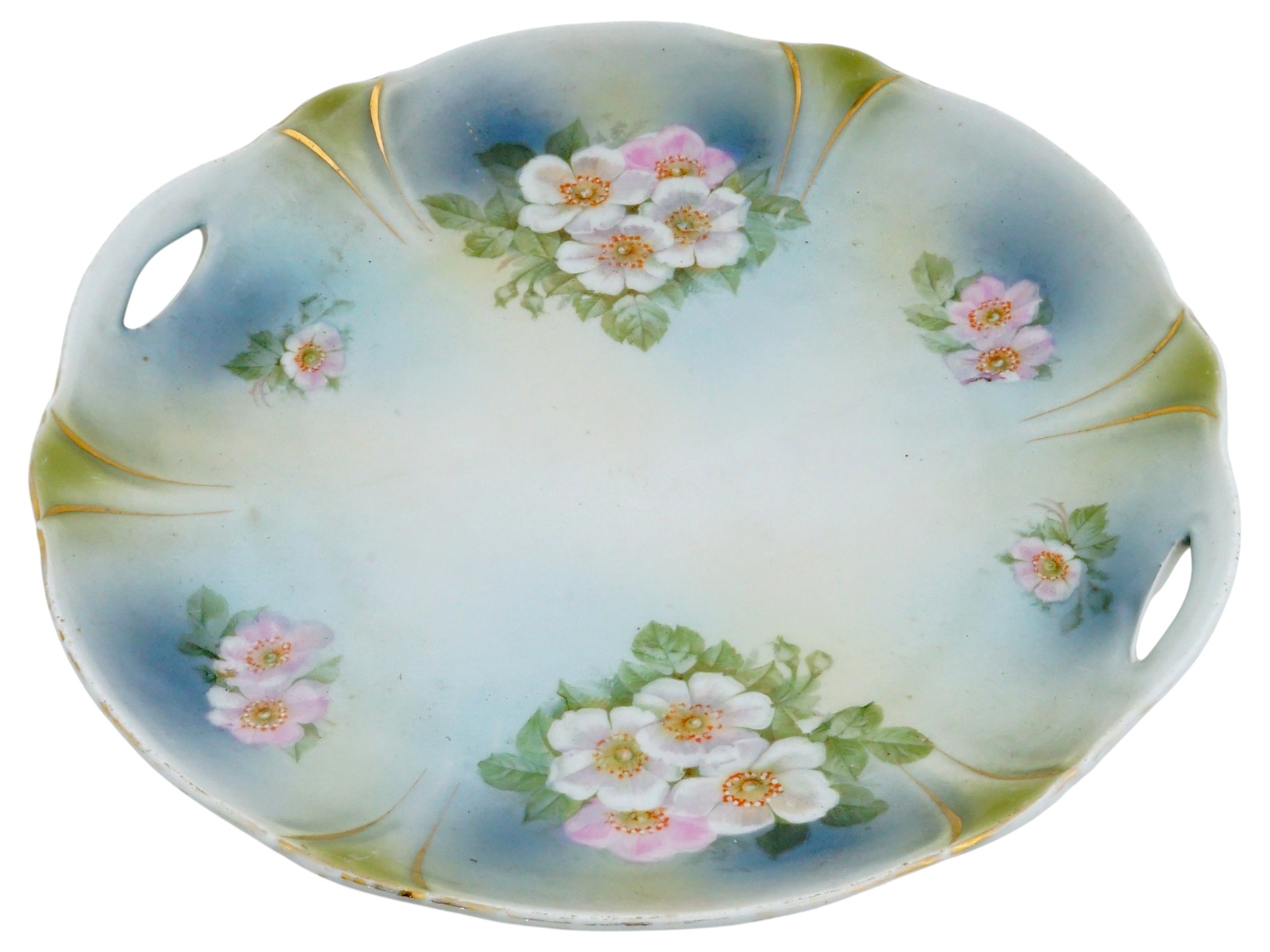 ANTIQUE GERMAN BAVARIAN PORCELAIN CABINET PLATE PIC-1