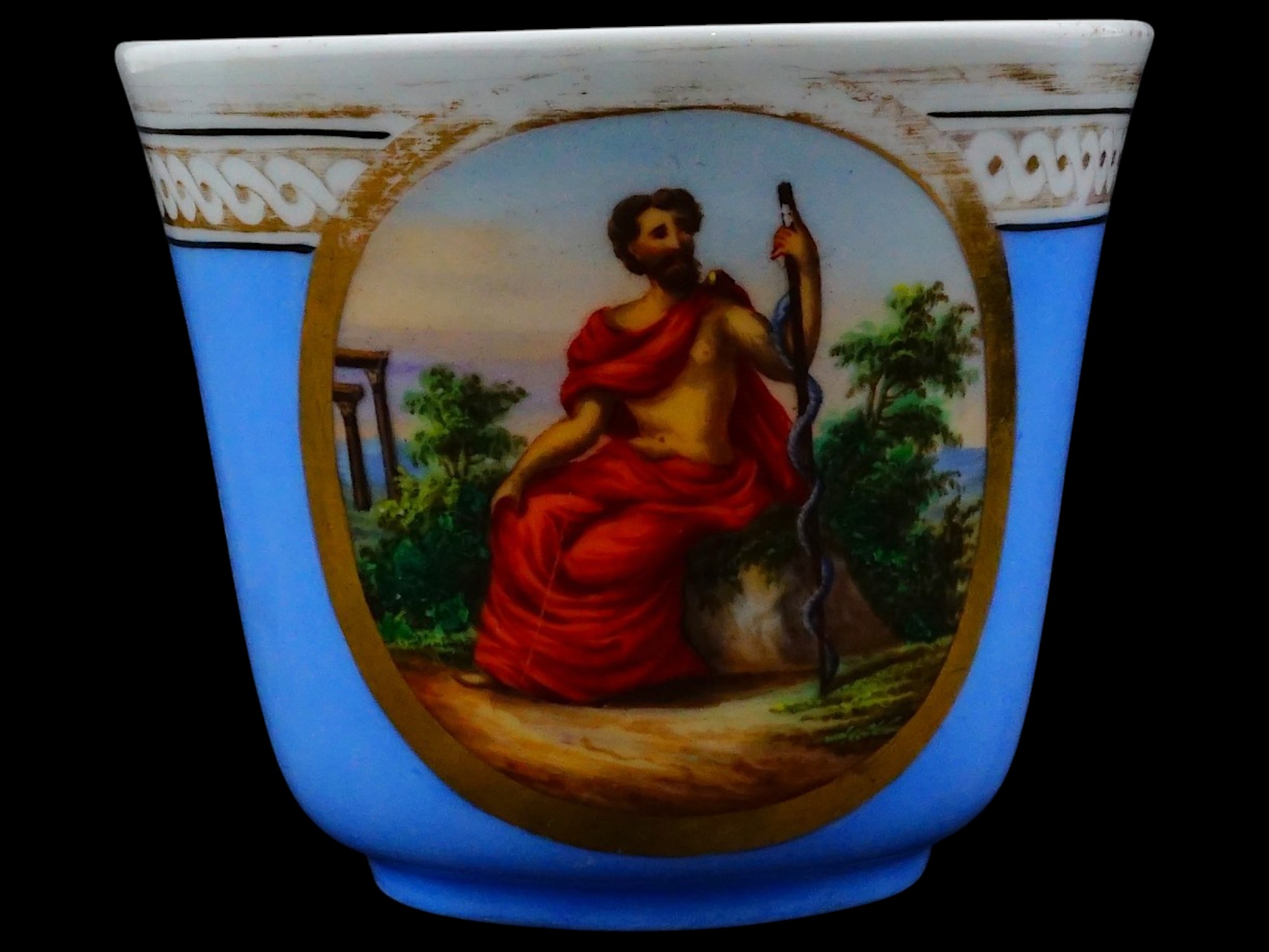 ANTIQUE PORCELAIN TEA CUP SET BY CARL TIELSСH ALTWASSER PIC-9