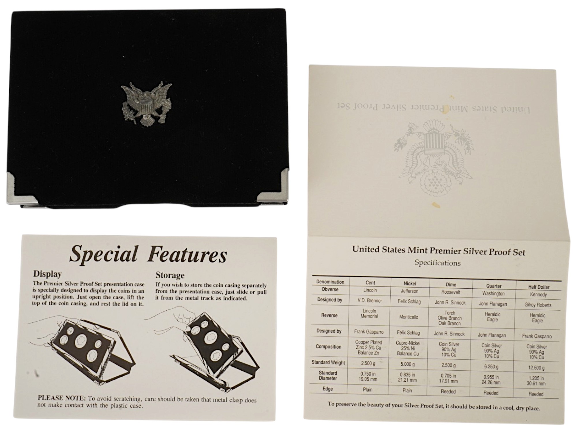1997 AND 1998 UNITED STATES MINT SILVER PROOF SETS PIC-3