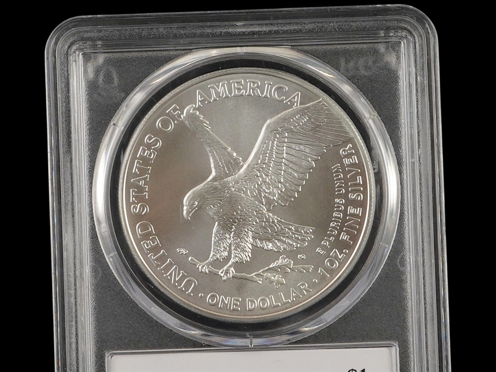 2021 AMERICAN SILVER EAGLE $1 COIN FIRST DAY OF ISSUE PIC-3