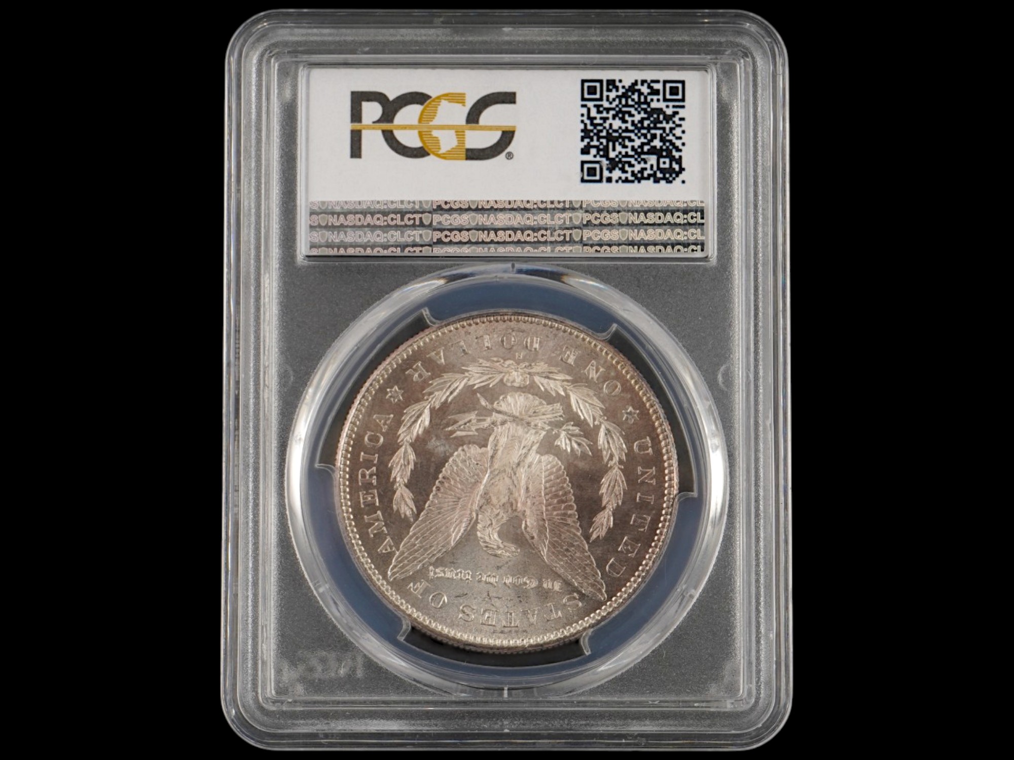 ANTIQUE AMERICAN 1878 S MORGAN SILVER DOLLAR GRADED PIC-