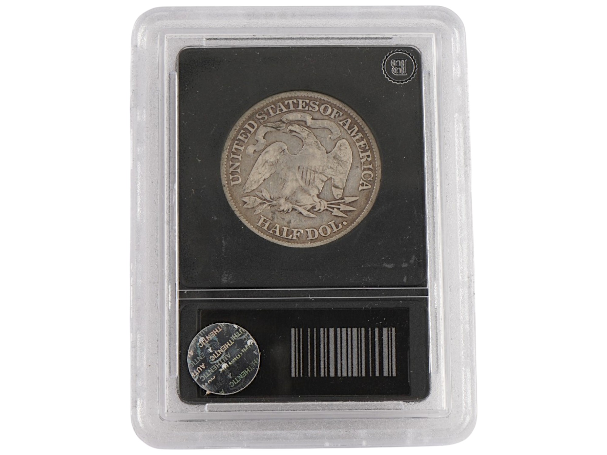 1876 SEATED LIBERTY SILVER HALF DOLLAR CERTIFIED PIC-4