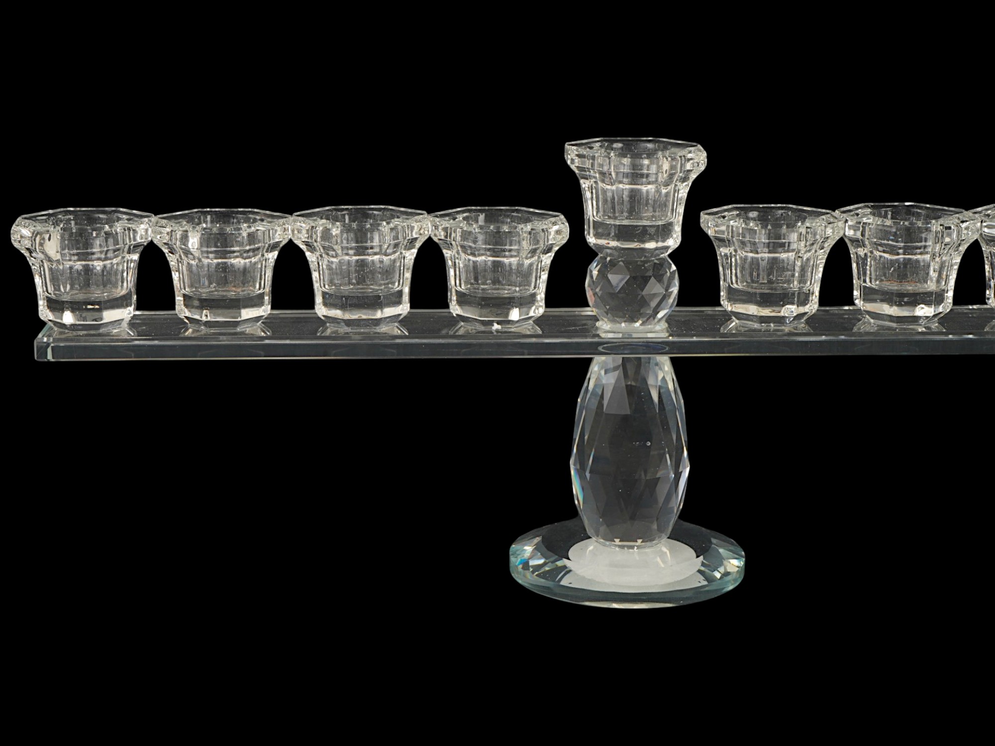 CONTEMPORARY HANUKKAH MENORAH CANDLEHOLDER PIC-6