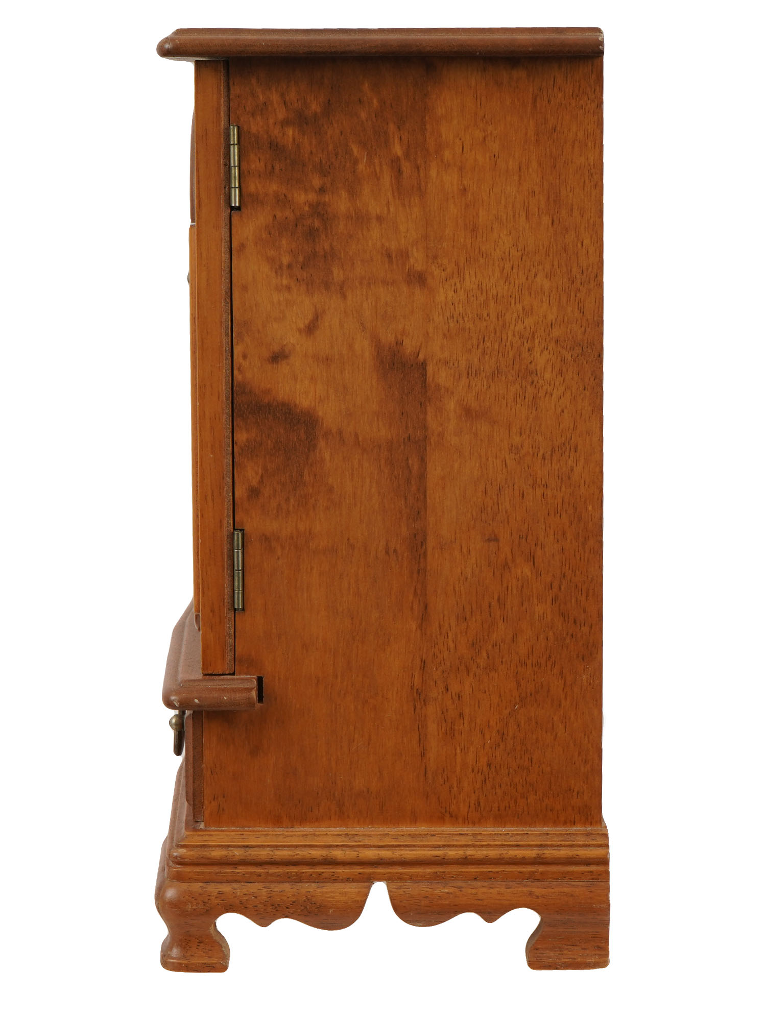 VINTAGE TAIWANESE WOODEN MUSIX BOX JEWELRY CABINET PIC-3