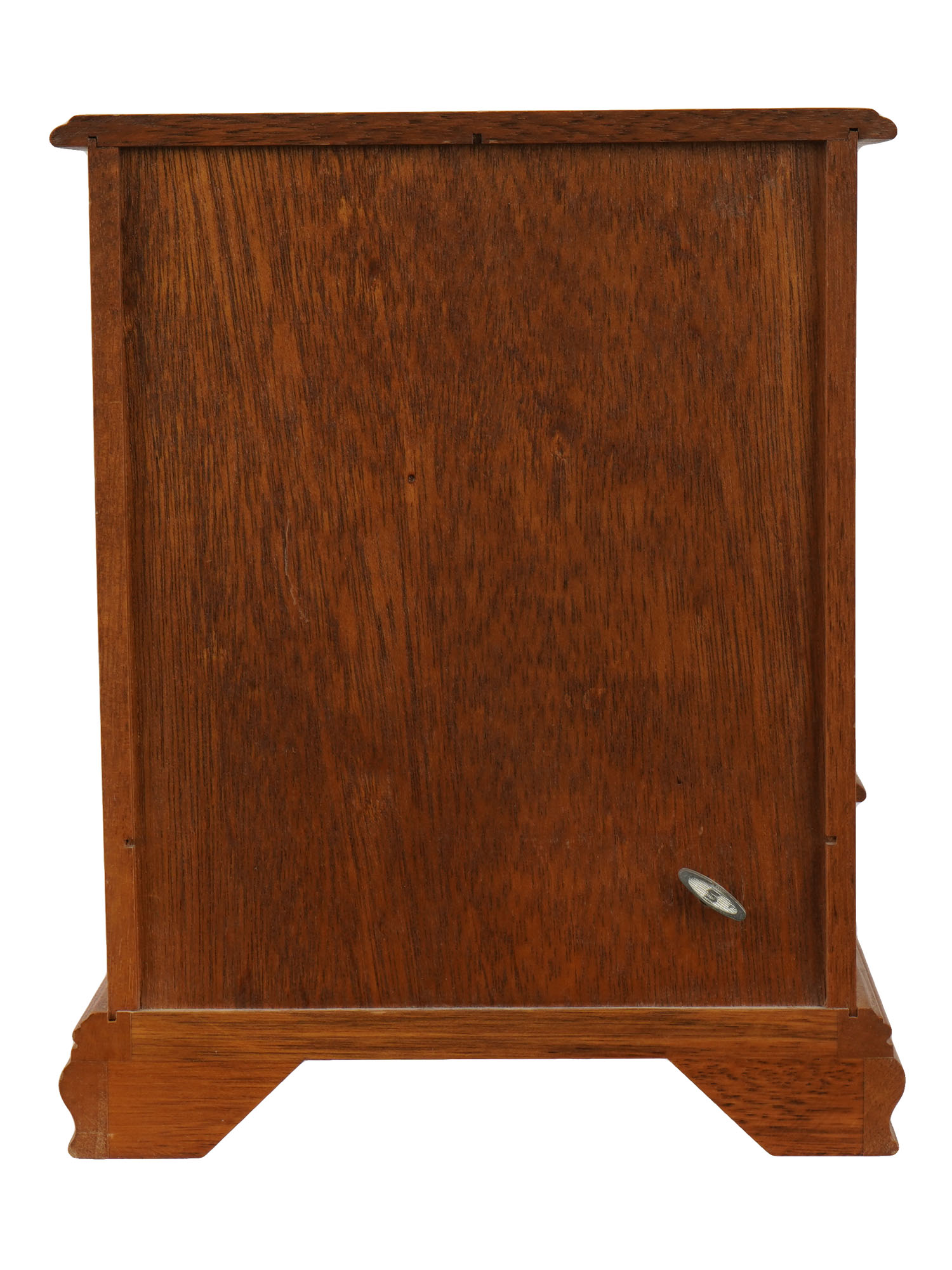 VINTAGE TAIWANESE WOODEN MUSIX BOX JEWELRY CABINET PIC-4