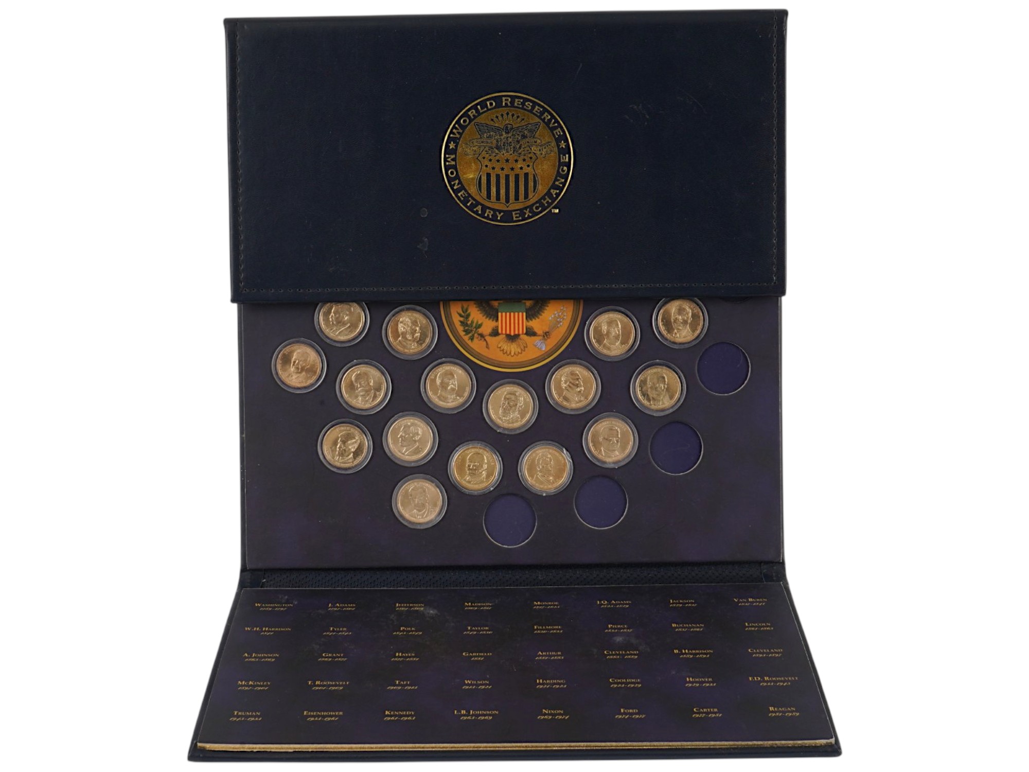 US MINT PRESIDENTIAL COLLECTION ONE DOLLAR COIN SET PIC-1