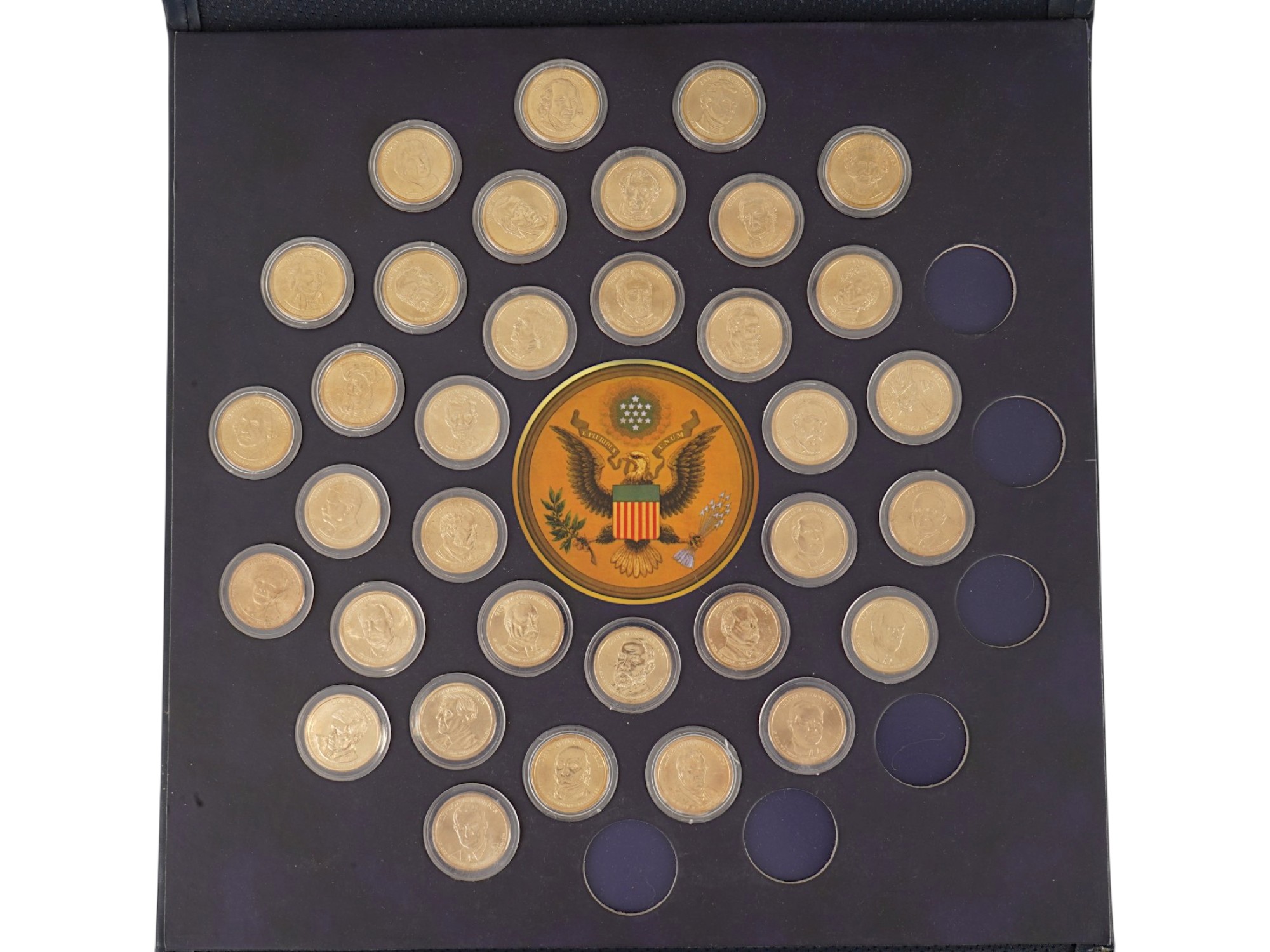 US MINT PRESIDENTIAL COLLECTION ONE DOLLAR COIN SET PIC-2