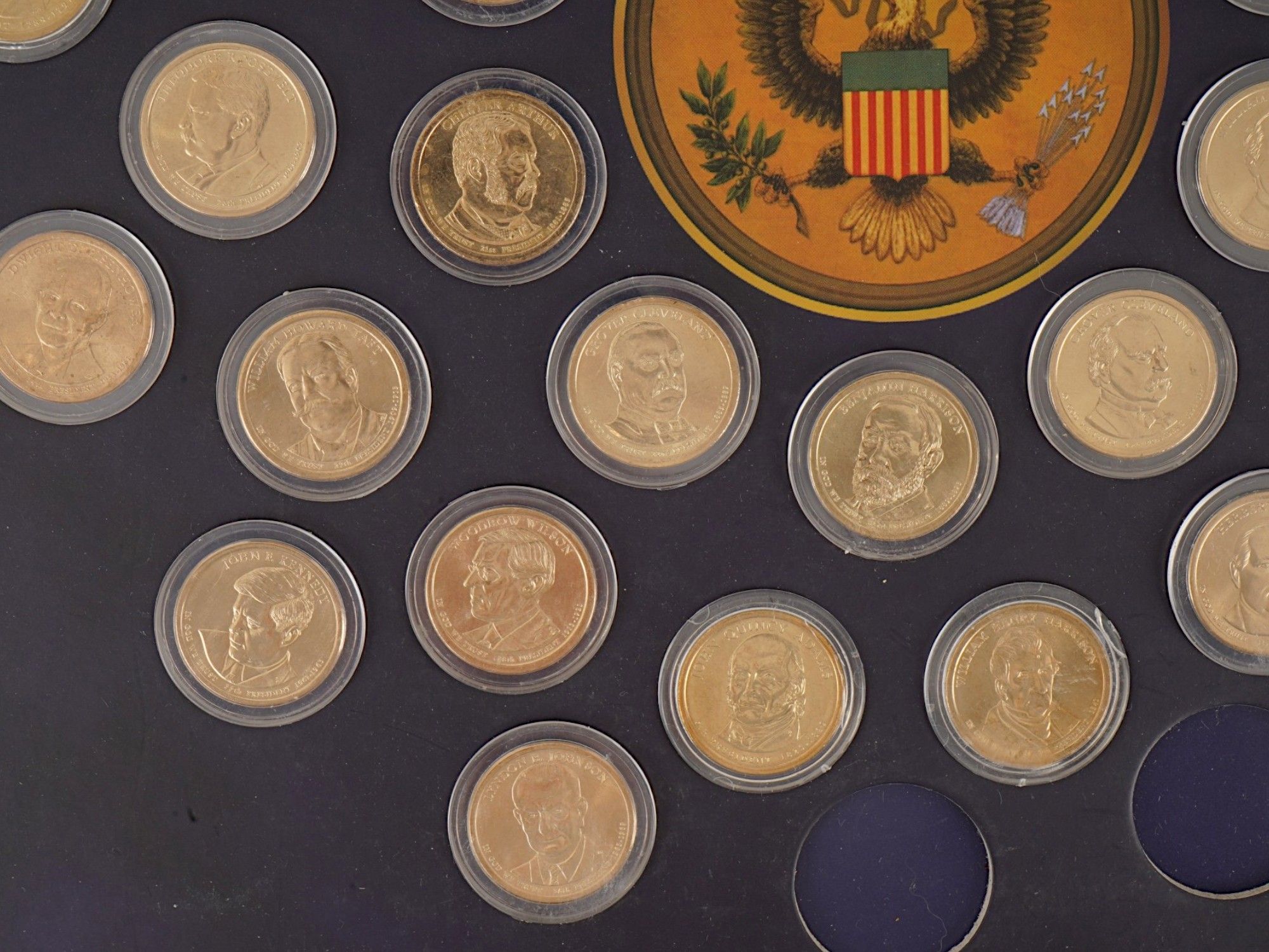 US MINT PRESIDENTIAL COLLECTION ONE DOLLAR COIN SET PIC-3